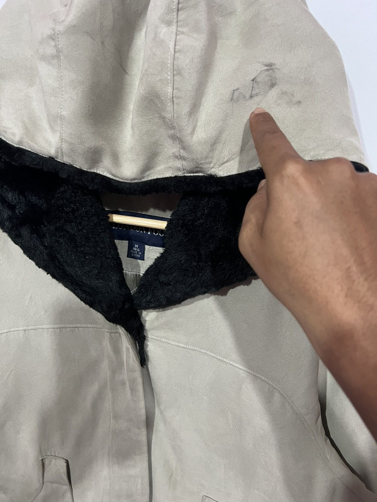 London Fog × Other 🔥 LONDON FOG FAKE LEATHER JACKET FLEECE LINED HOOD - M Size US M / EU 48-50 / 2 - 5 Thumbnail