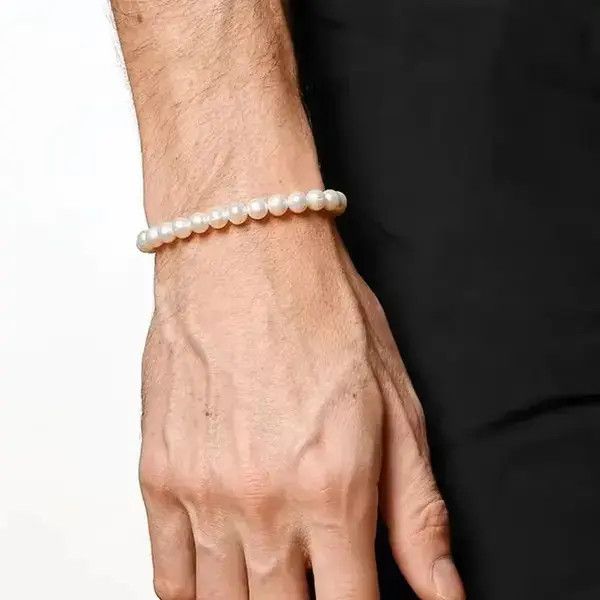 Other 6mm Elastic Pearls Bracelet Size ONE SIZE - 3 Thumbnail