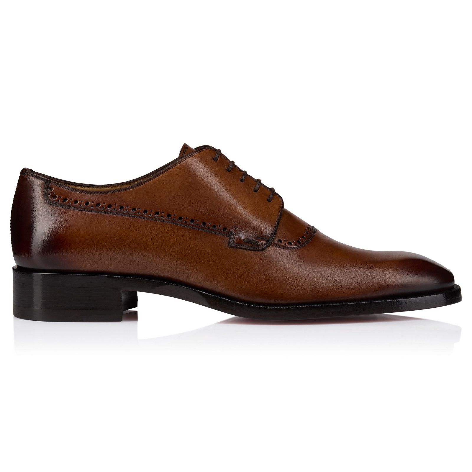 Christian Louboutin Christian Louboutin Sartoby Flat Brown Leather Derby 45 12 Size US 12 / EU 45 - 5 Thumbnail