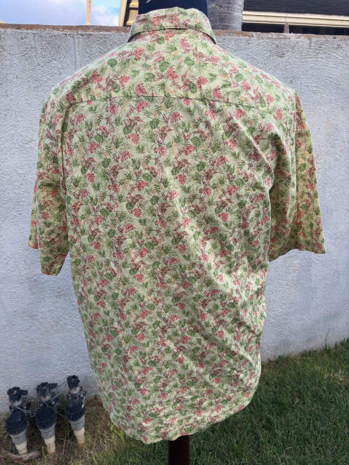 Tori Richard PreOwned Tori Richard Yellow Hawaiian Shirt Men's Large Size US L / EU 52-54 / 3 - 2 Thumbnail