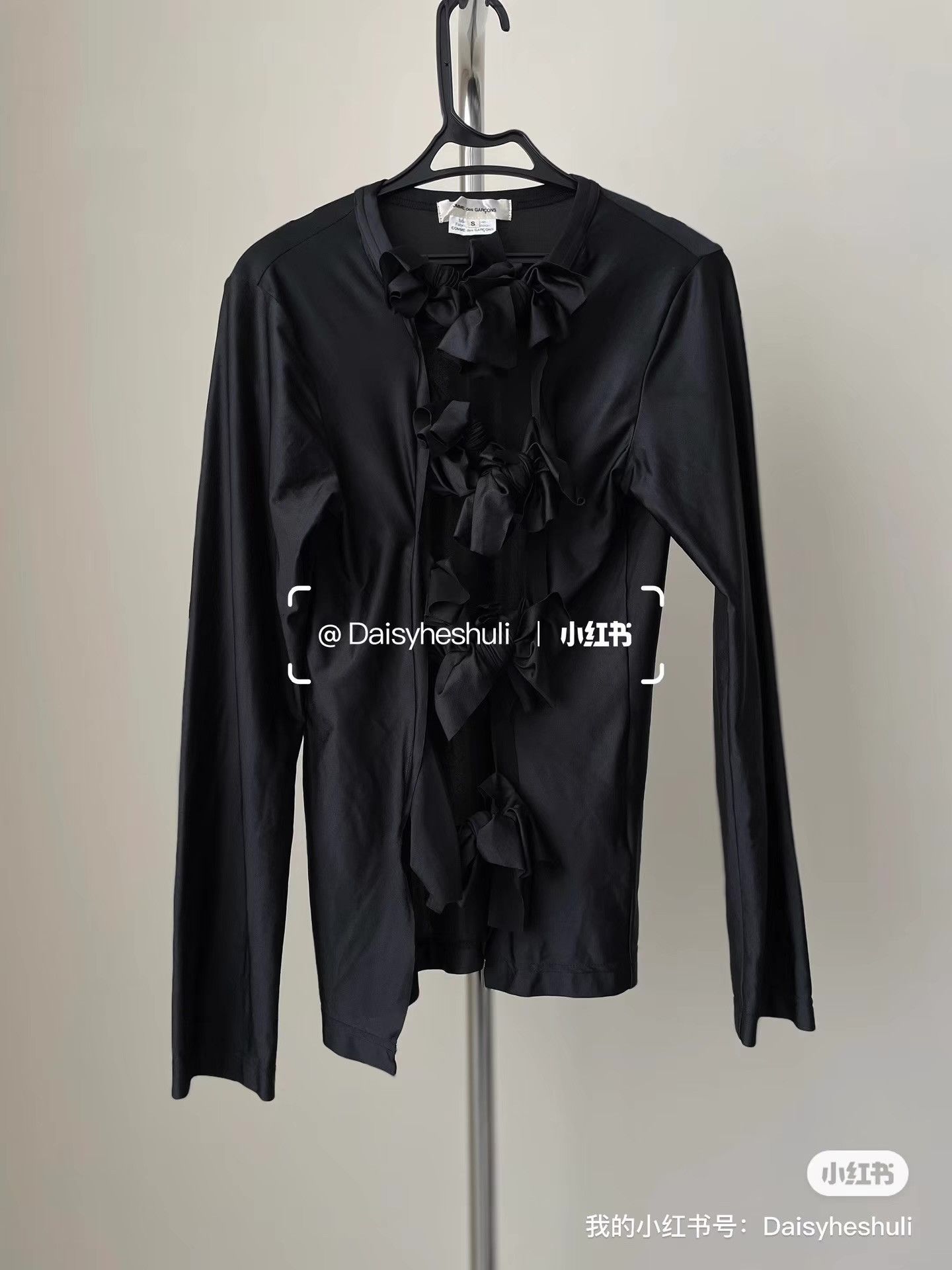 Comme des Garcons Comme des Garçons CDG Main Line bow T-shirt Ｑ24 Size S / US 4 / IT 40 - 1 Thumbnail
