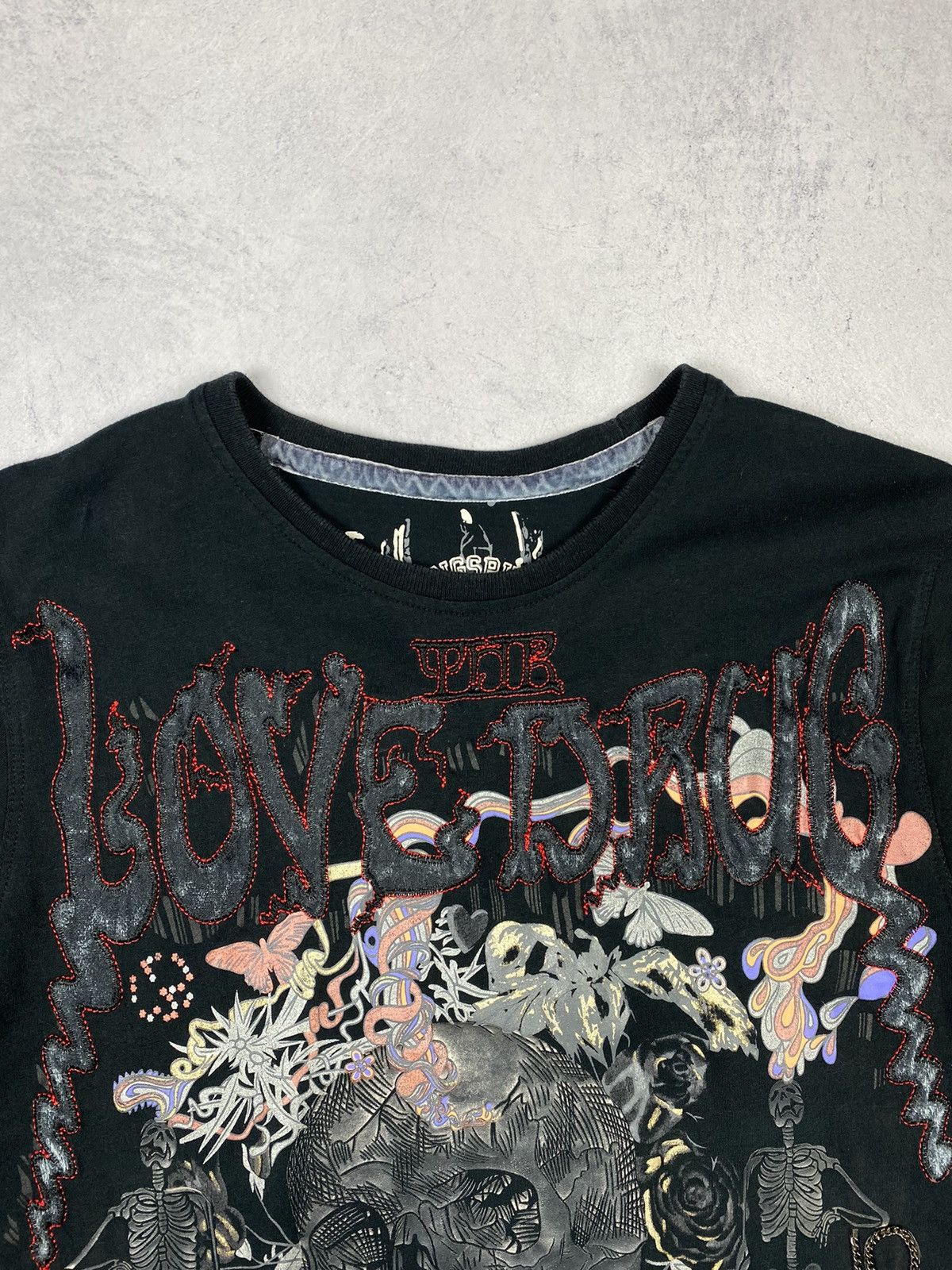 Ringspun Ringspun Skulls Affliction Style Avant Garde Tee Size US L / EU 52-54 / 3 - 3 Thumbnail