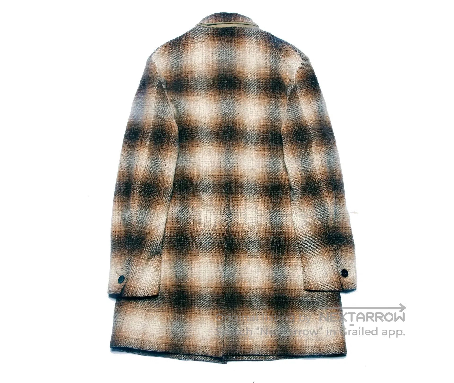 Number (N)ine number(n)ine Plaid Flannel Long Coat. Size US L / EU 52-54 / 3 - 2 Thumbnail