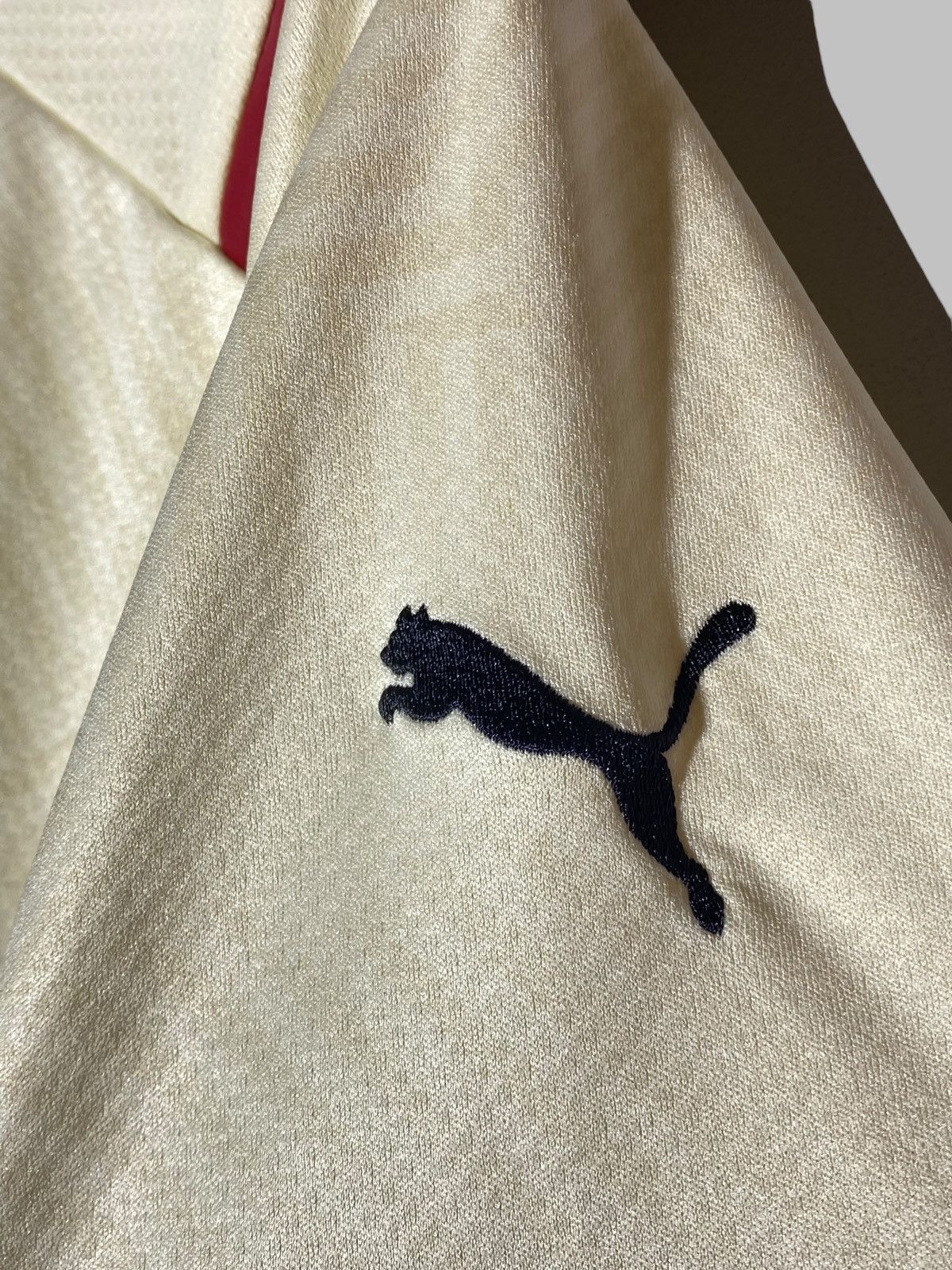 Puma AC Milan Puma Away Jersey 2020/21 Beige With Red Stripe Size US XL / EU 56 / 4 - 13 Thumbnail