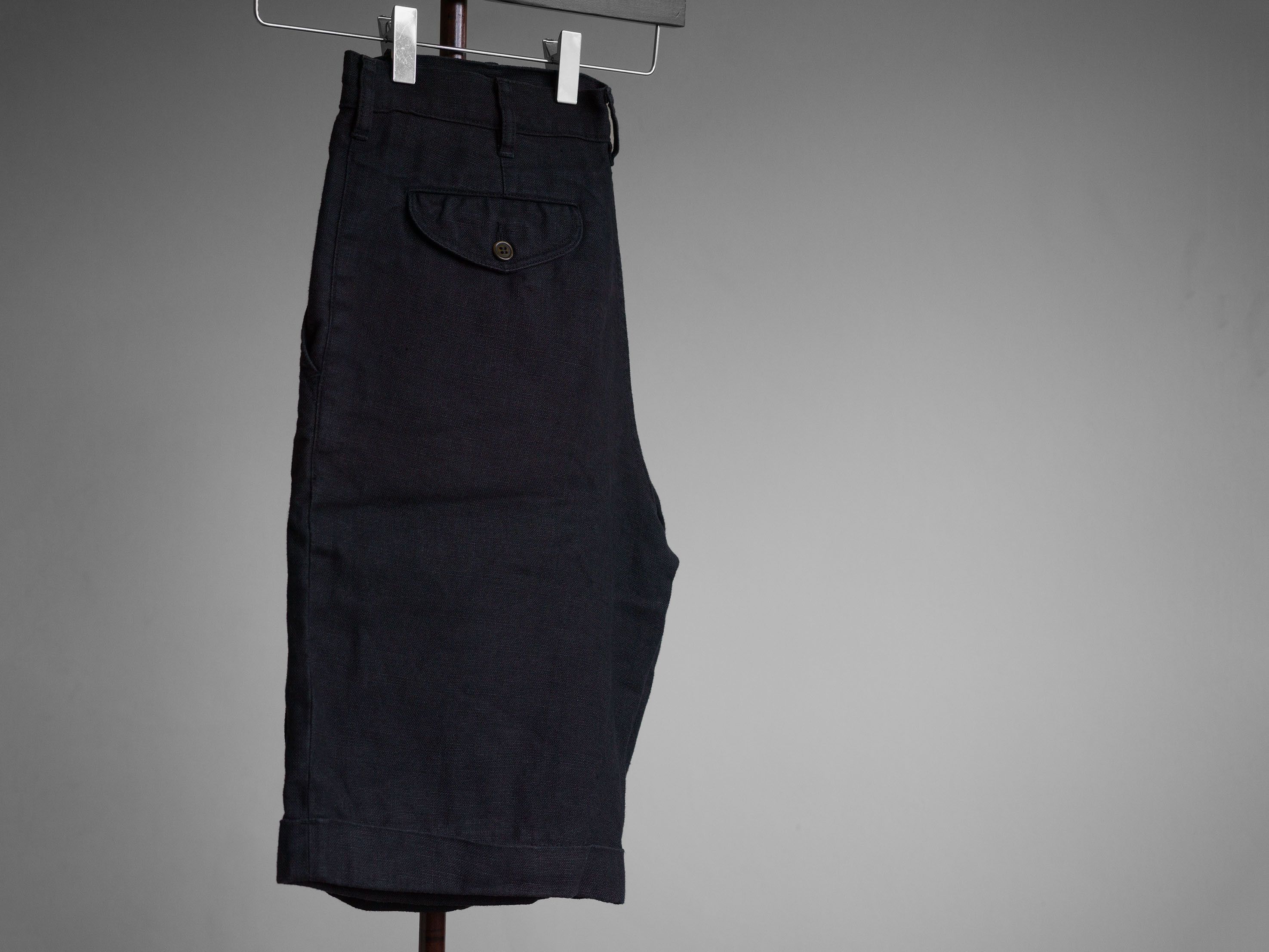 Comme des Garcons Homme Plus SS2013 COMME des GARÇONS HOMME PLUS LINEN SHORTS Size US 32 / EU 48 - 4 Thumbnail
