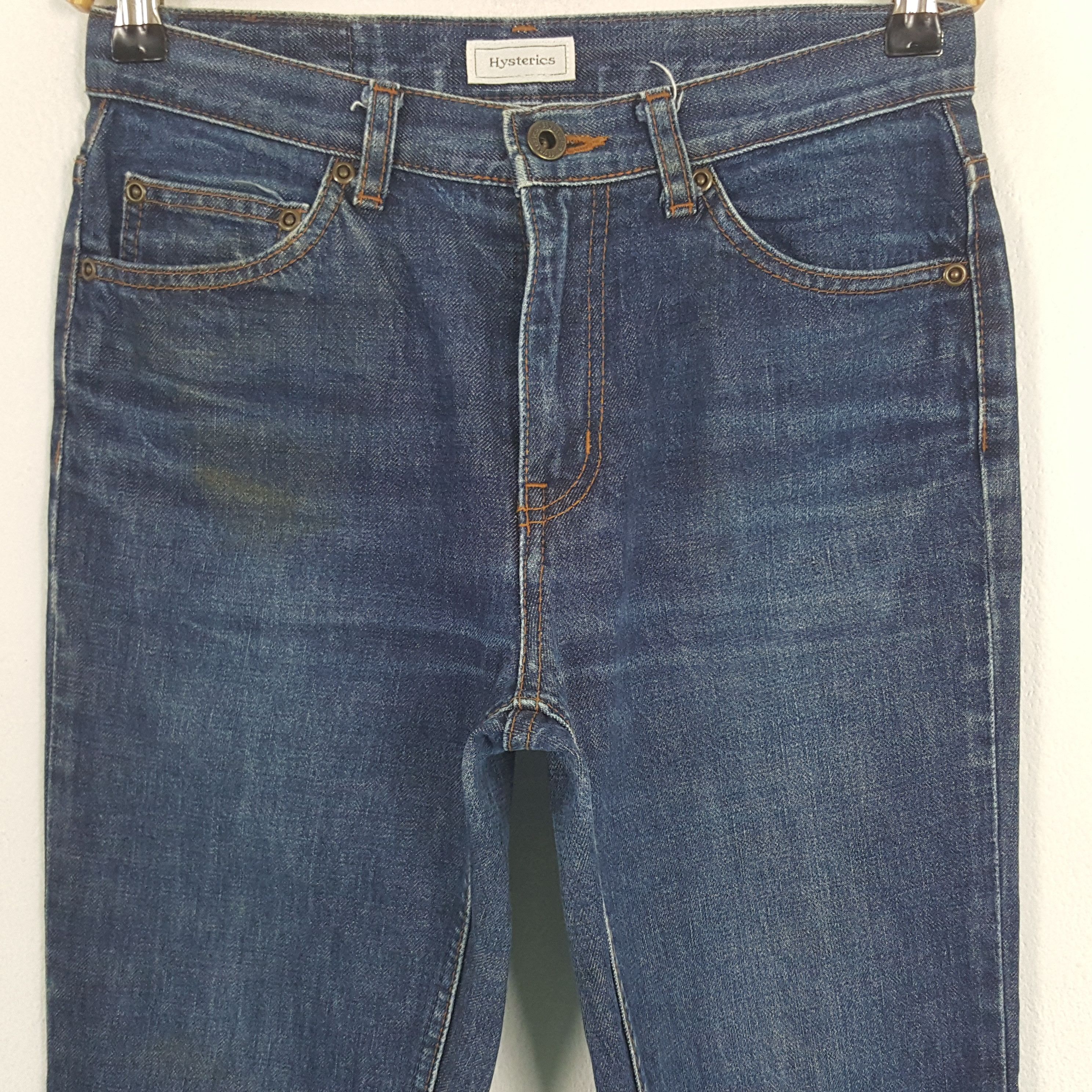 Hysteric Glamour × Japanese Brand × Vintage Vintage Hysteric Glamour Custom Art Denim Jeans Size US 31 - 5 Thumbnail