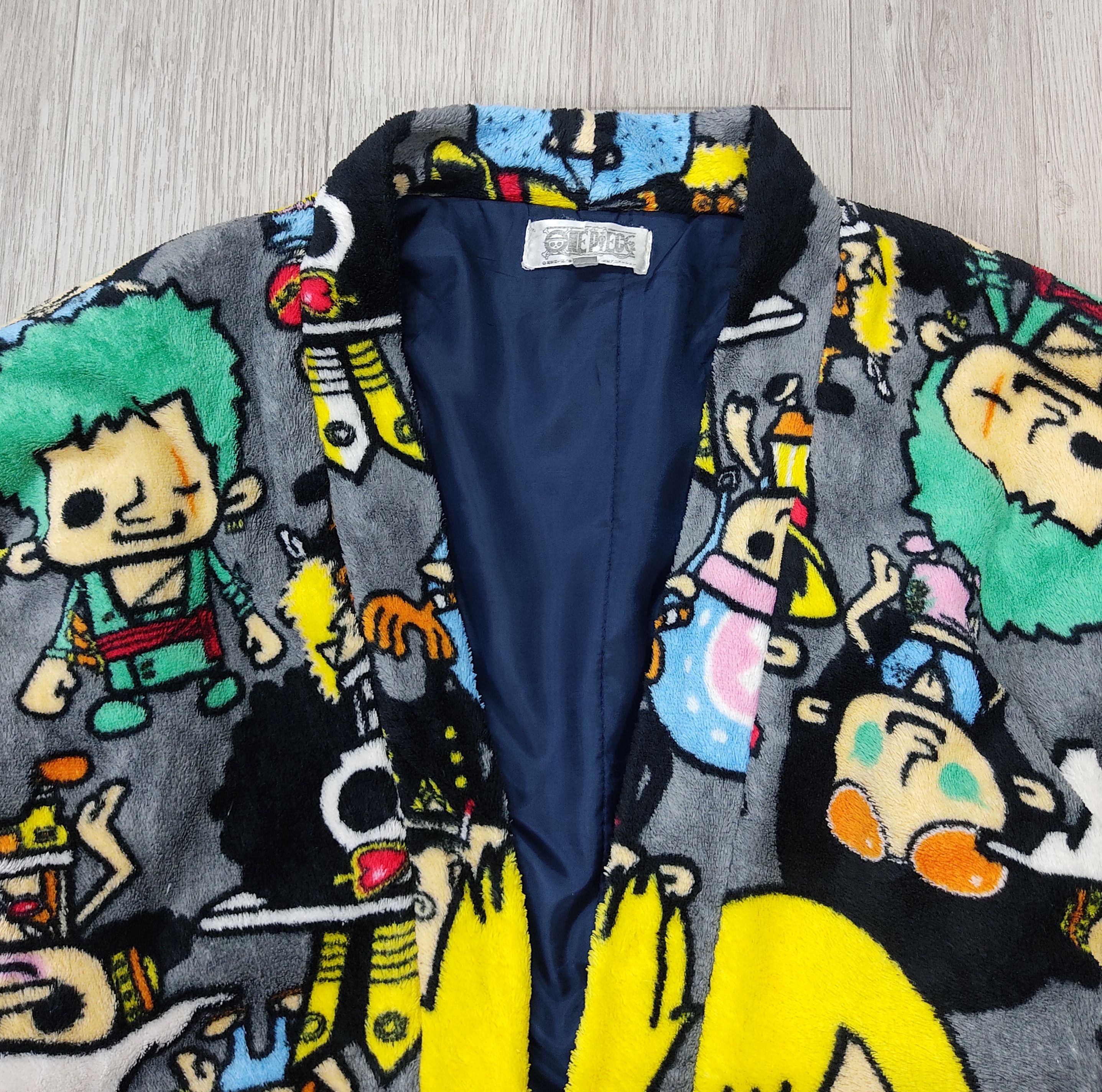 Anime ONE PIECE Anime Multicolour Yutaka Kimono Fleece Size US L / EU 52-54 / 3 - 6 Thumbnail