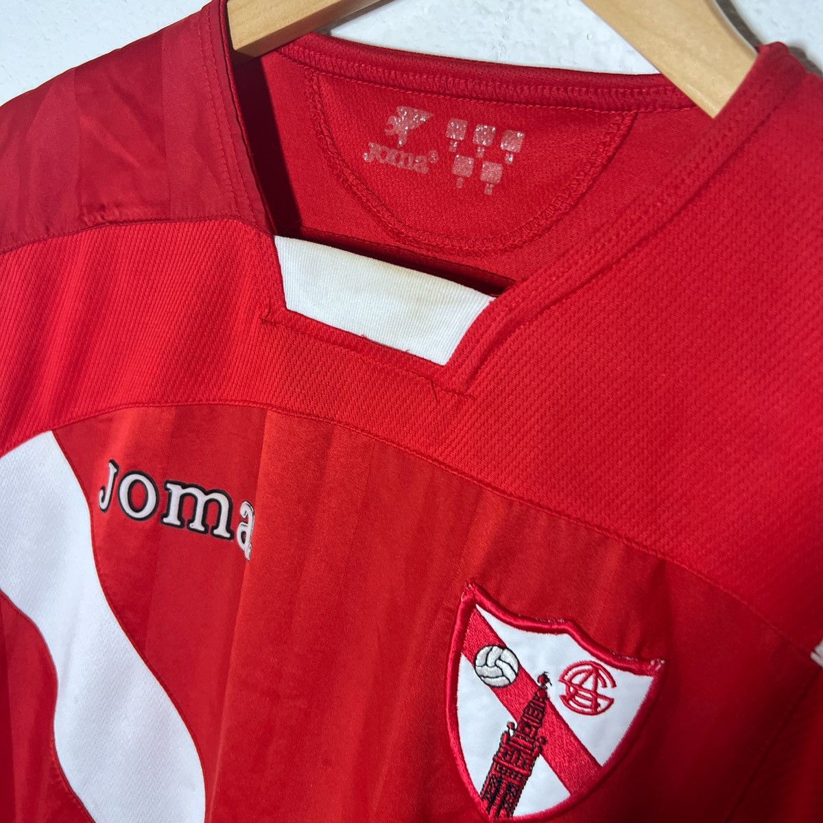 Joma Atletico Sevilla 2007-2008 Away Jersey | Vintage Soccer Size US L / EU 52-54 / 3 - 3 Thumbnail