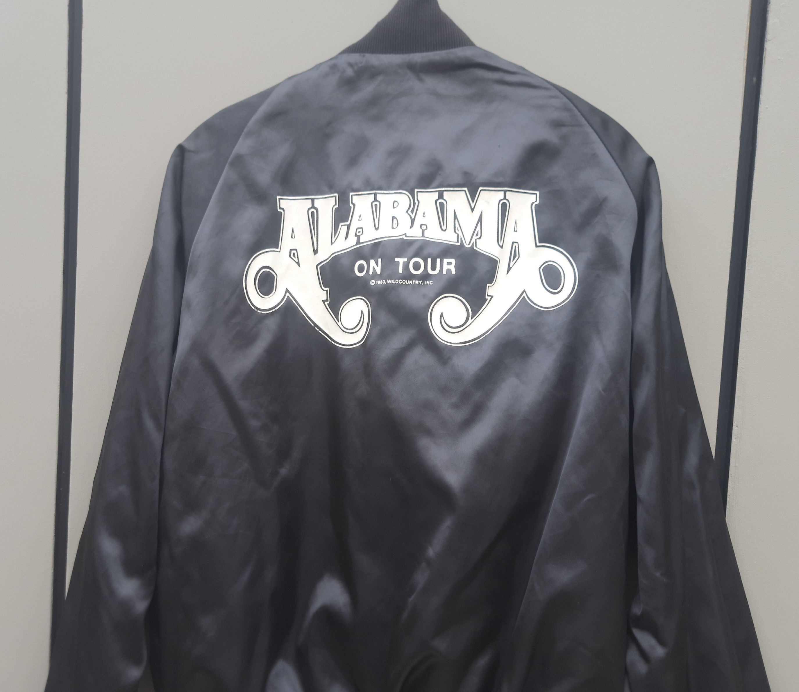 Vintage Vintage 80s ALABAMA On Tour Wildcountry Varsity Jacket Size US M / EU 48-50 / 2 - 3 Thumbnail
