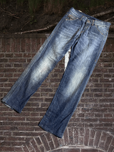 Miss Sixty × Vintage Miss Sixty Y2K 00’s Distressed BootCut Jeans Size 25" / US 0 / IT 36 - 1 Thumbnail