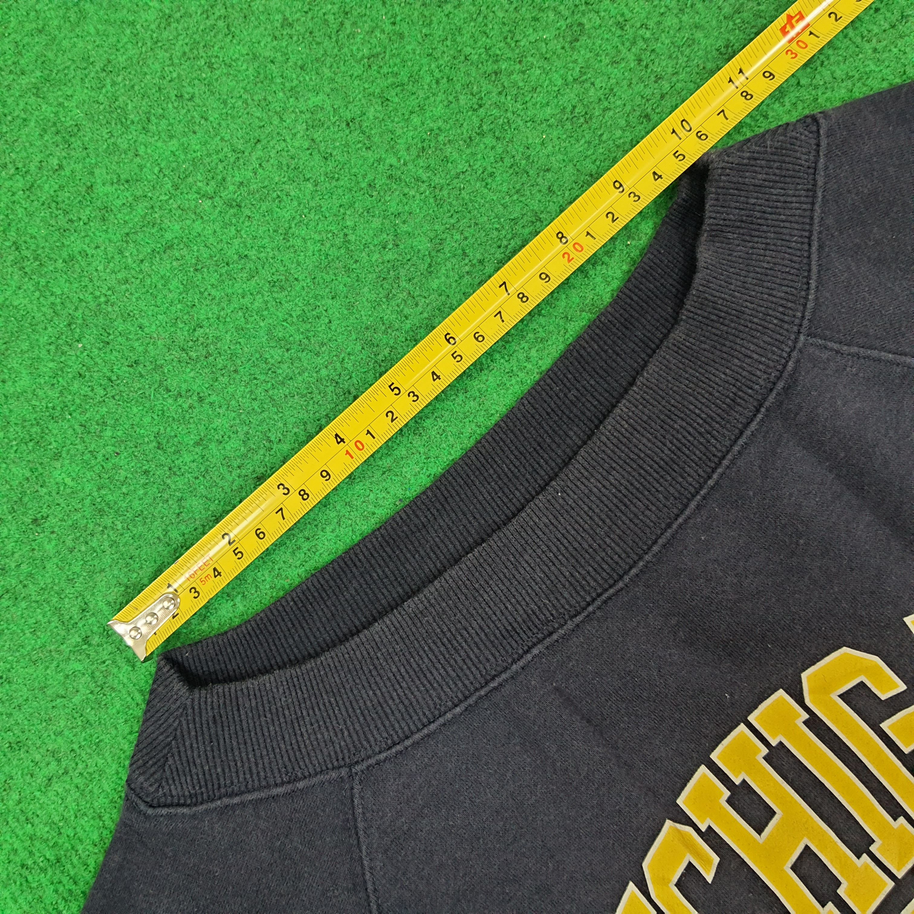 Vintage Vintage Michigan Wolverines NFL Sweatshirt C237N7 Size XS / US 0-2 / IT 36-38 - 7 Thumbnail