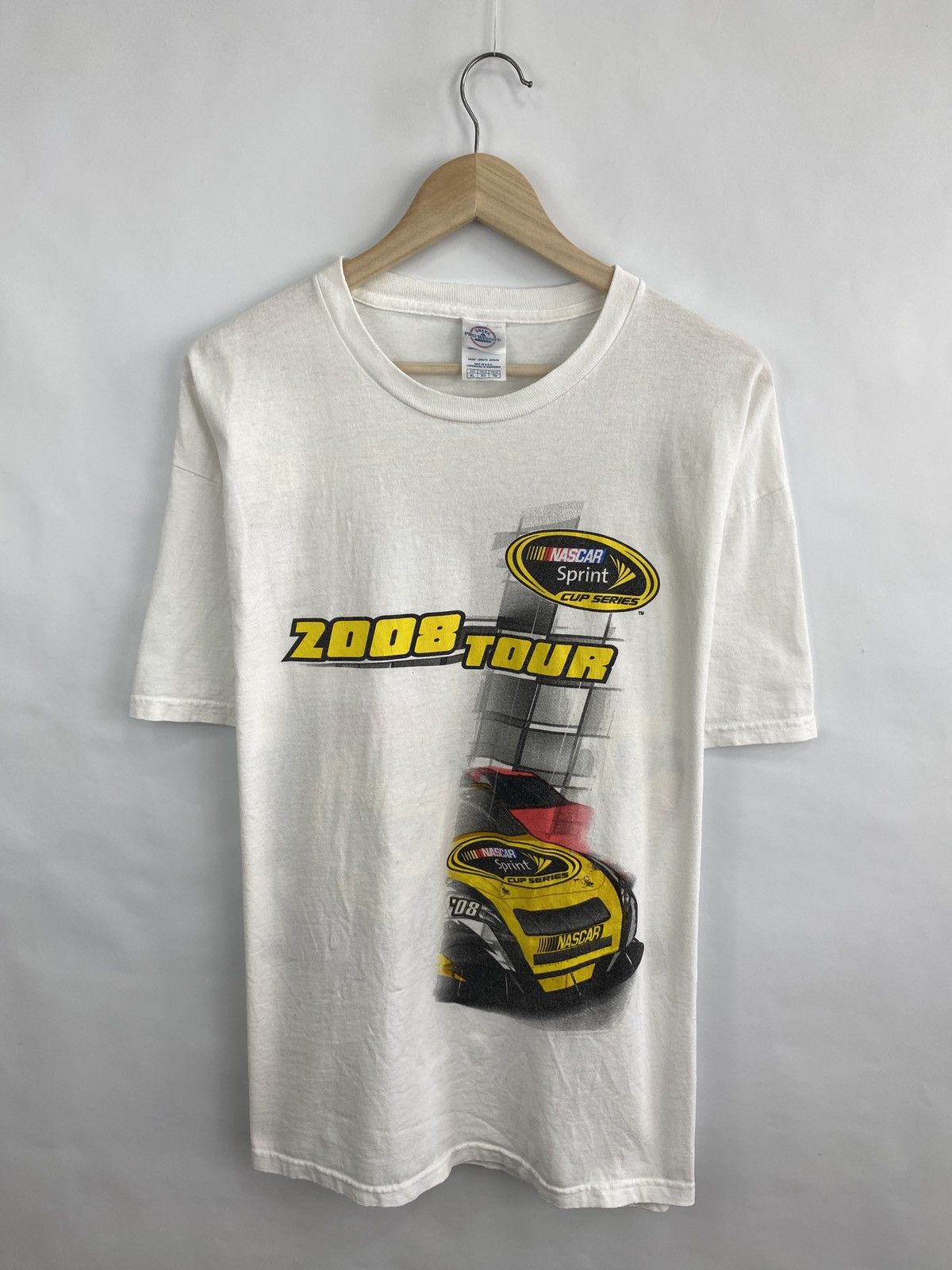 NASCAR Vintage Y2K NASCAR Sprint 2008 Moto T-Shirt Retro Hype Rare Size US XL / EU 56 / 4 - 8 Thumbnail