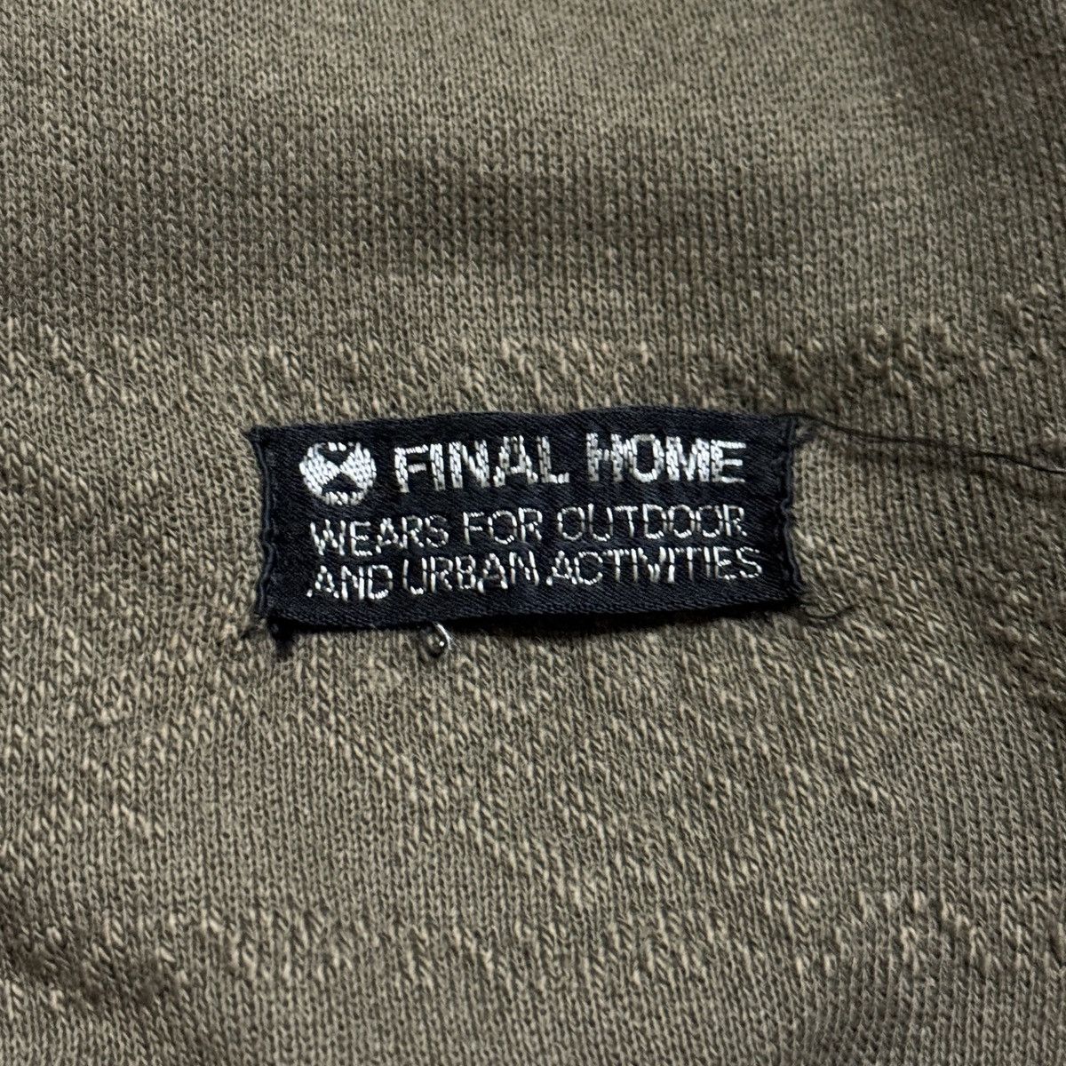 Final Home 90's Final Home Asymmetrical zipper hoodie Size US L / EU 52-54 / 3 - 16 Thumbnail