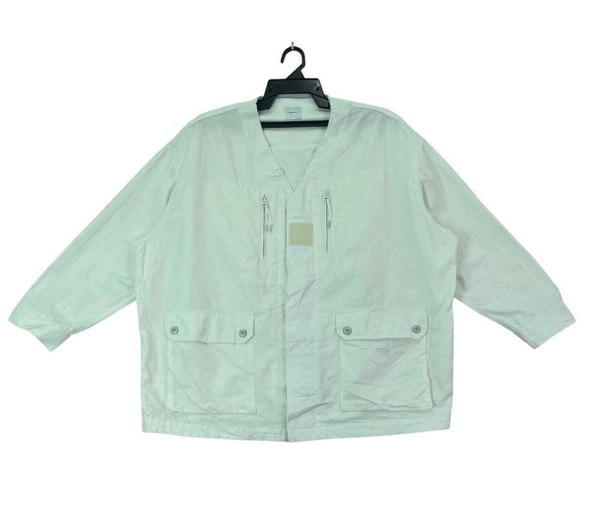 Spick & Spun military feild jacket chanstitch word logo