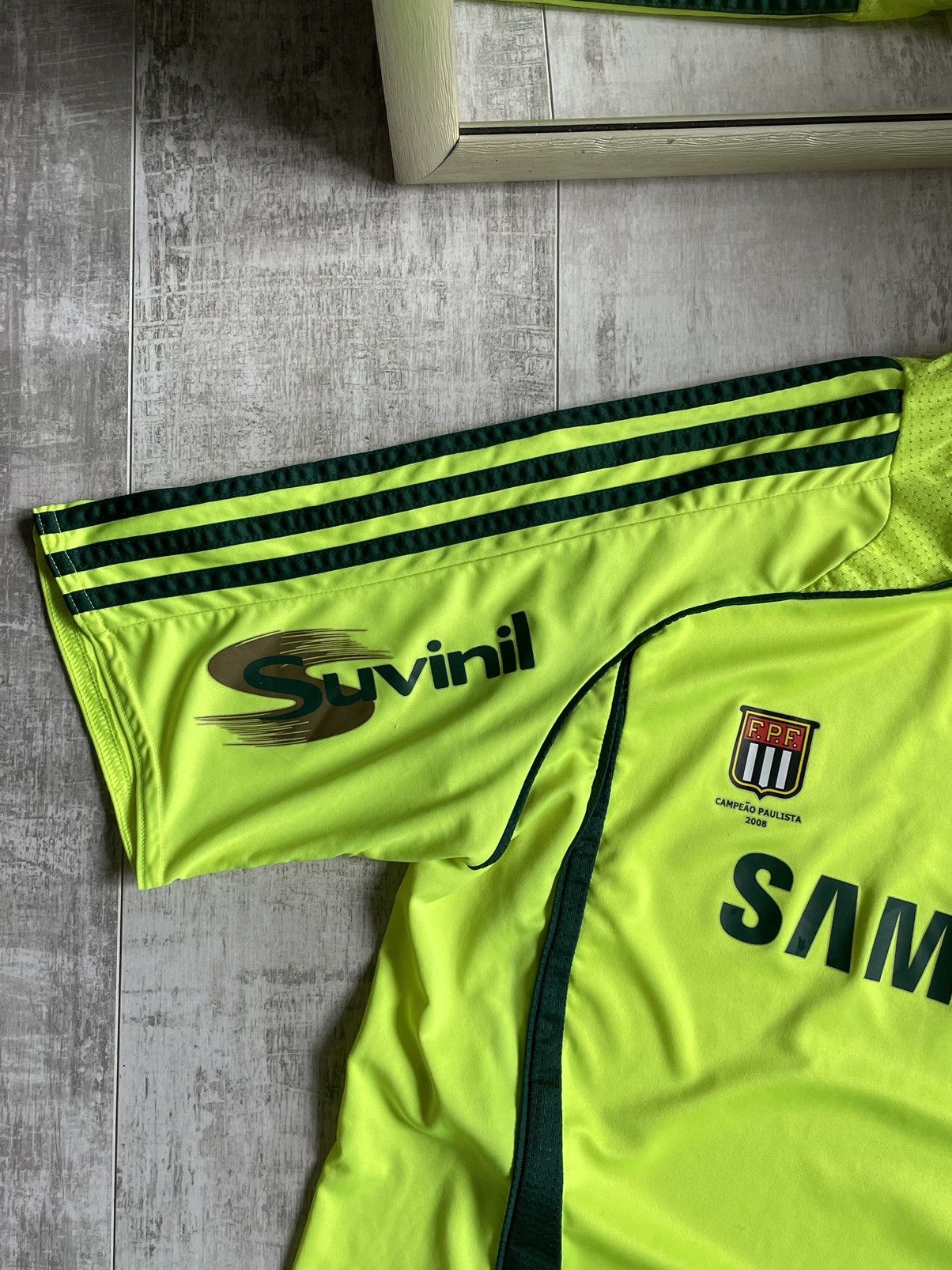 Adidas × Vintage Vintage Adidas Palmeiras 2008 Away Kit Football Shirt Rare Size US M / EU 48-50 / 2 - 11 Thumbnail