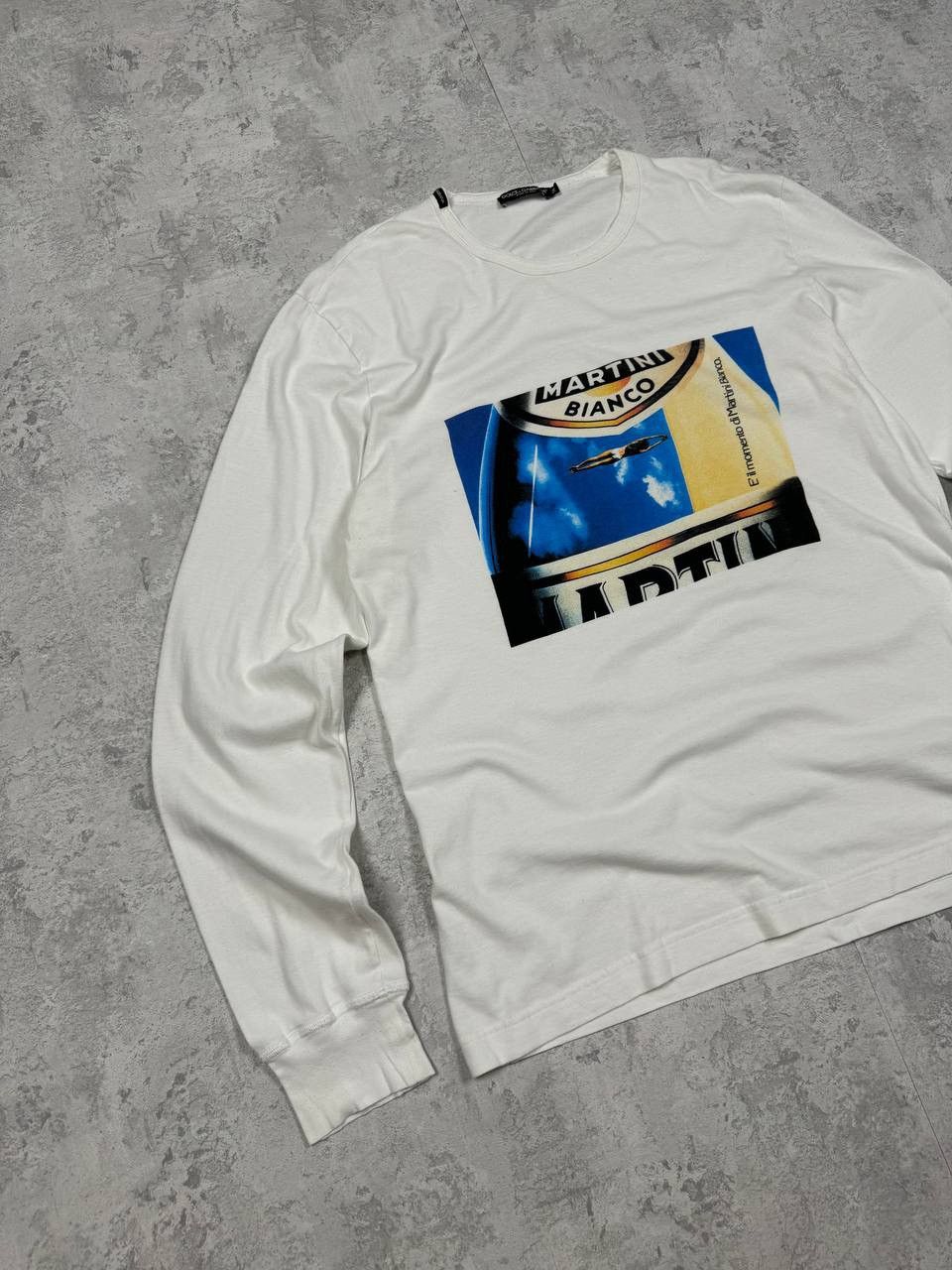 Dolce & Gabbana Vintage Dolce & Gabbana Longsleeve Martini Bianco Size US XL / EU 56 / 4 - 2 Thumbnail