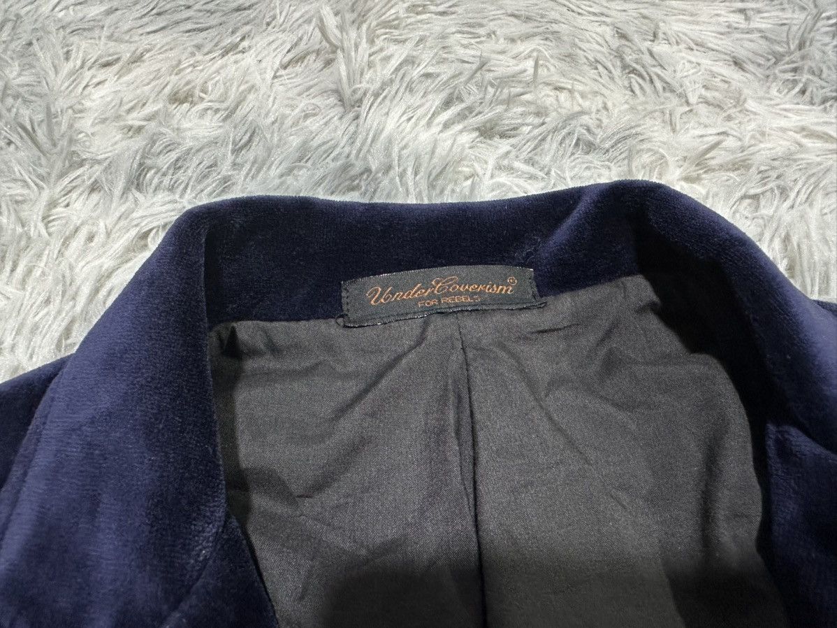 Undercover 🔥Undercoverism Velvet Blazer Jacket Navy Size US L / EU 52-54 / 3 - 6 Thumbnail