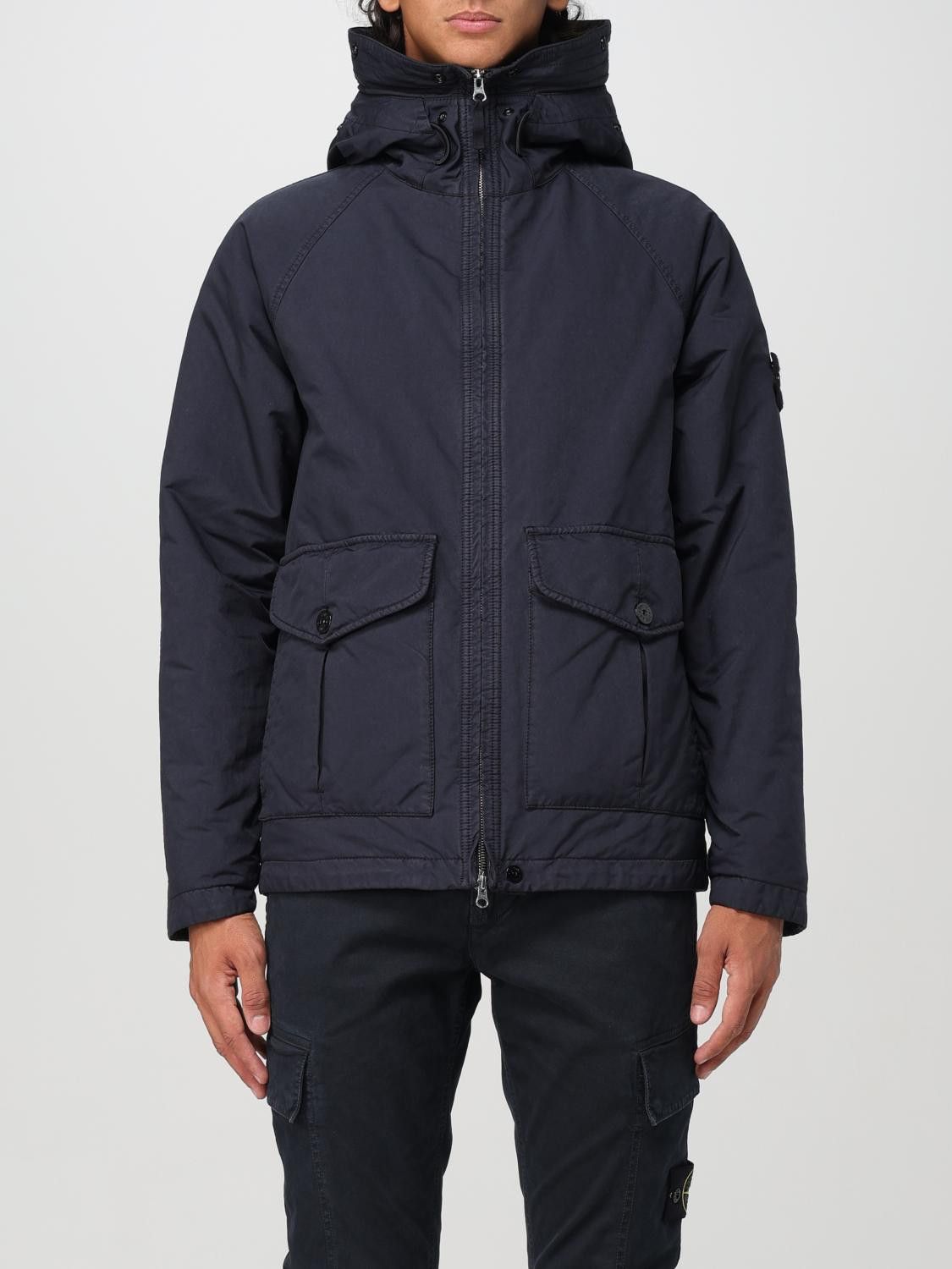 Blue stone island jacket mens online