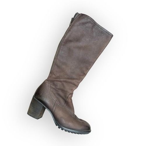 Other Paul Green Size 5.5 Dual Zip Tall Boots Women's Brown Leathe Size US 5.5 / IT 35.5 - 6 Thumbnail