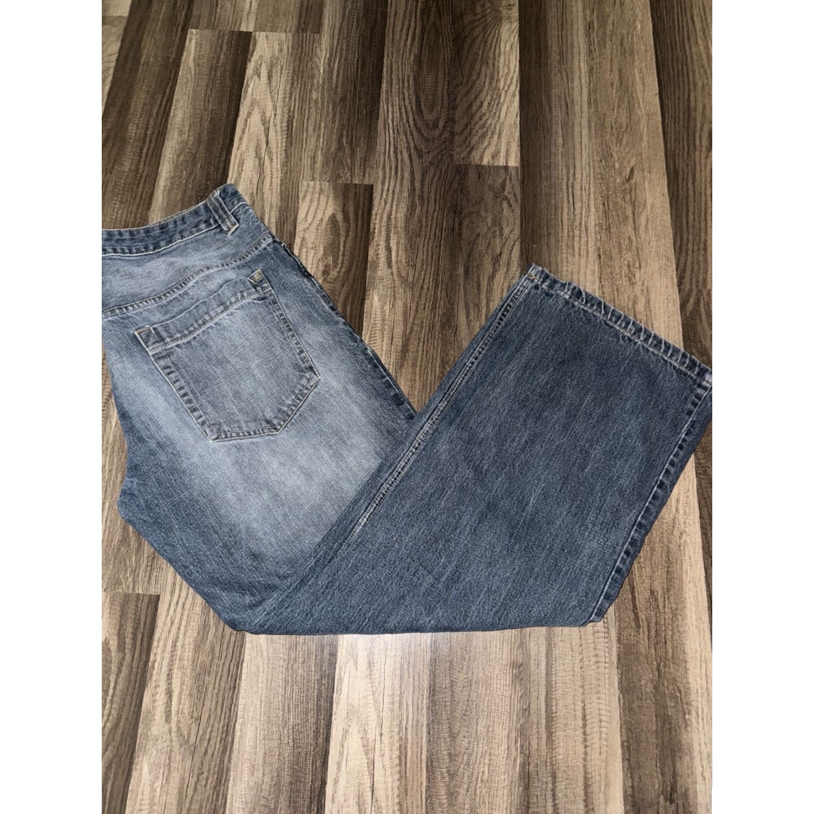Burnside Burnside Jeans Blue 36x32 Mens Denim Straight Shirt? Size US 36 / EU 52 - 2 Thumbnail
