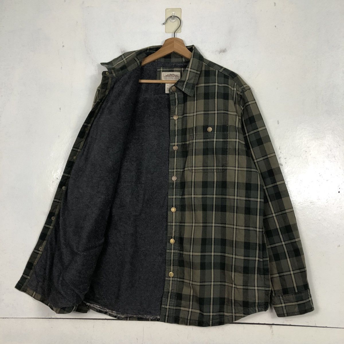 Japanese Brand Vintage Chore Jacket Plaid Blanket Katahdin Iron Work Tartan Size US M / EU 48-50 / 2 - 13 Thumbnail