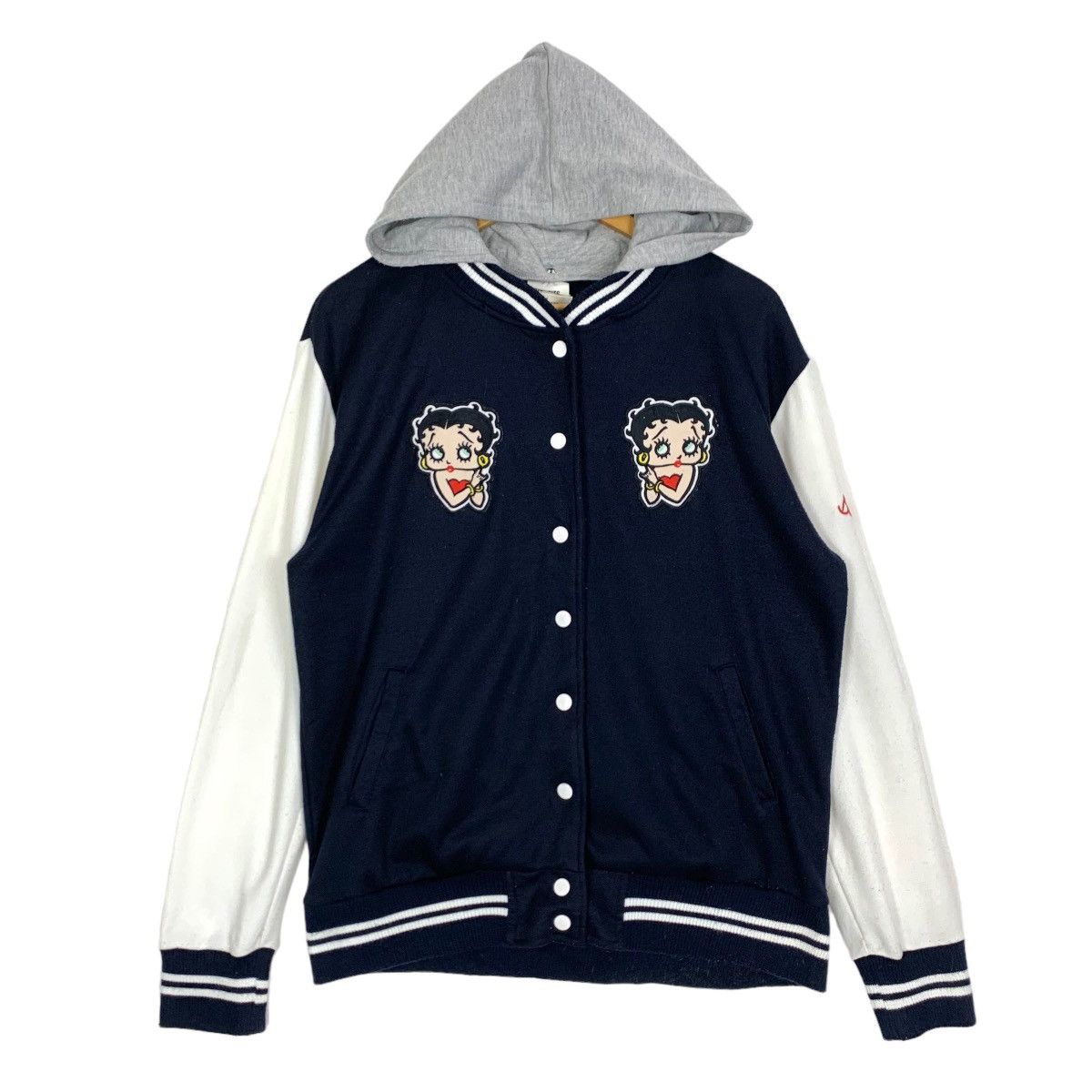 Cartoon Network Vintage Denifits x Betty Boop Embroidery Varsity Jacket Size US M / EU 48-50 / 2 - 1 Thumbnail