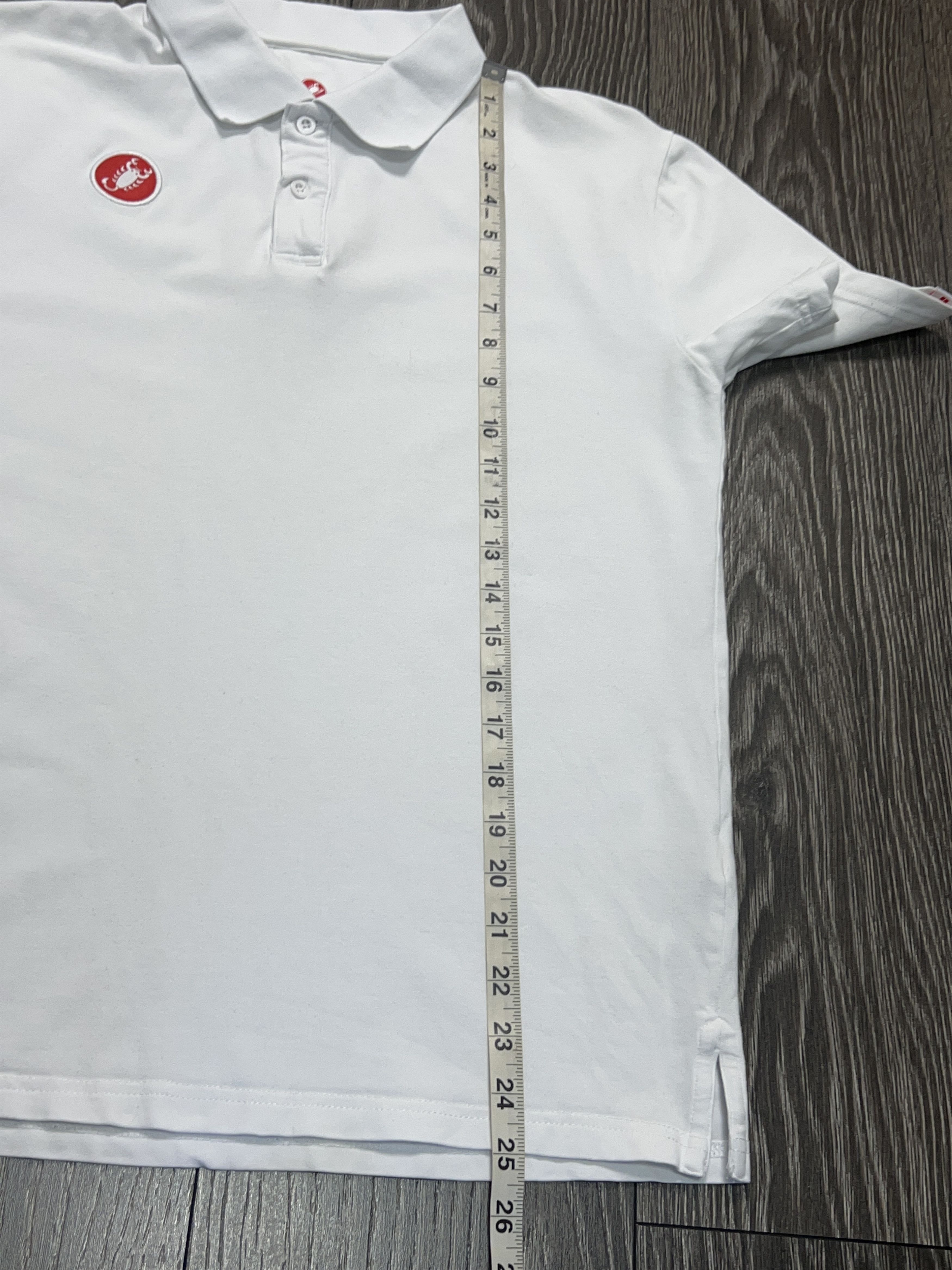 Other Mens Castelli Classic Cotton Polo T Shirt Tee Cycling Brand Size US M / EU 48-50 / 2 - 8 Thumbnail