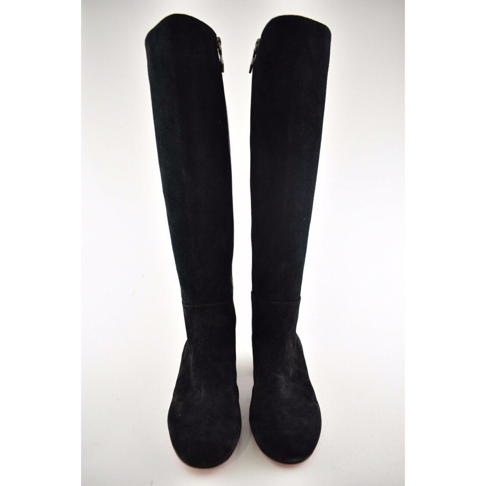 Christian Louboutin Christian Louboutin Liliboot 30 Black Suede Zipper Zip Knee Size US 4.5 / IT 34.5 - 6 Thumbnail