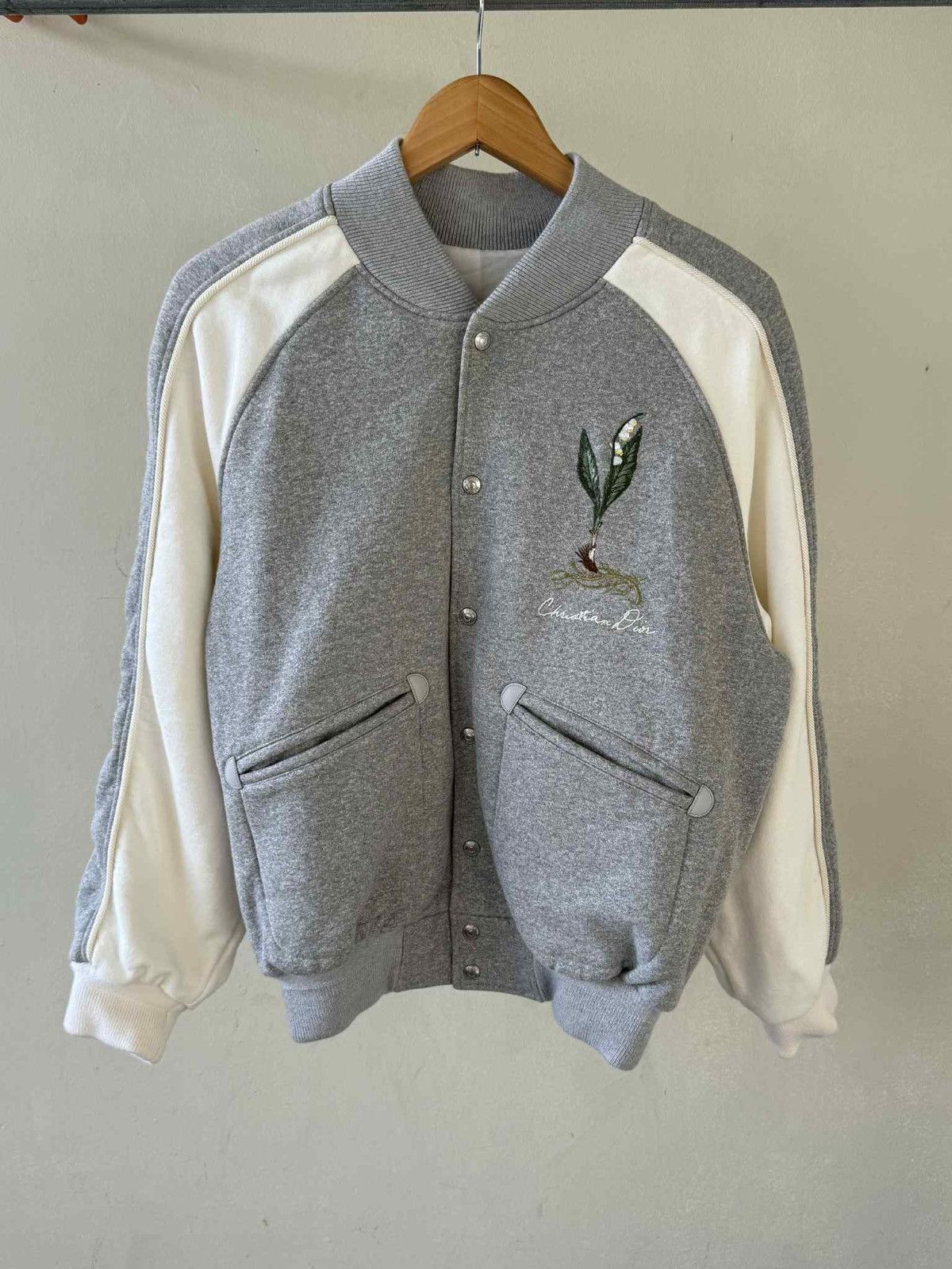 Dior Christian dior Lily of the Valley Varsity Jacket Size US XS / EU 42 / 0 - 1 Thumbnail
