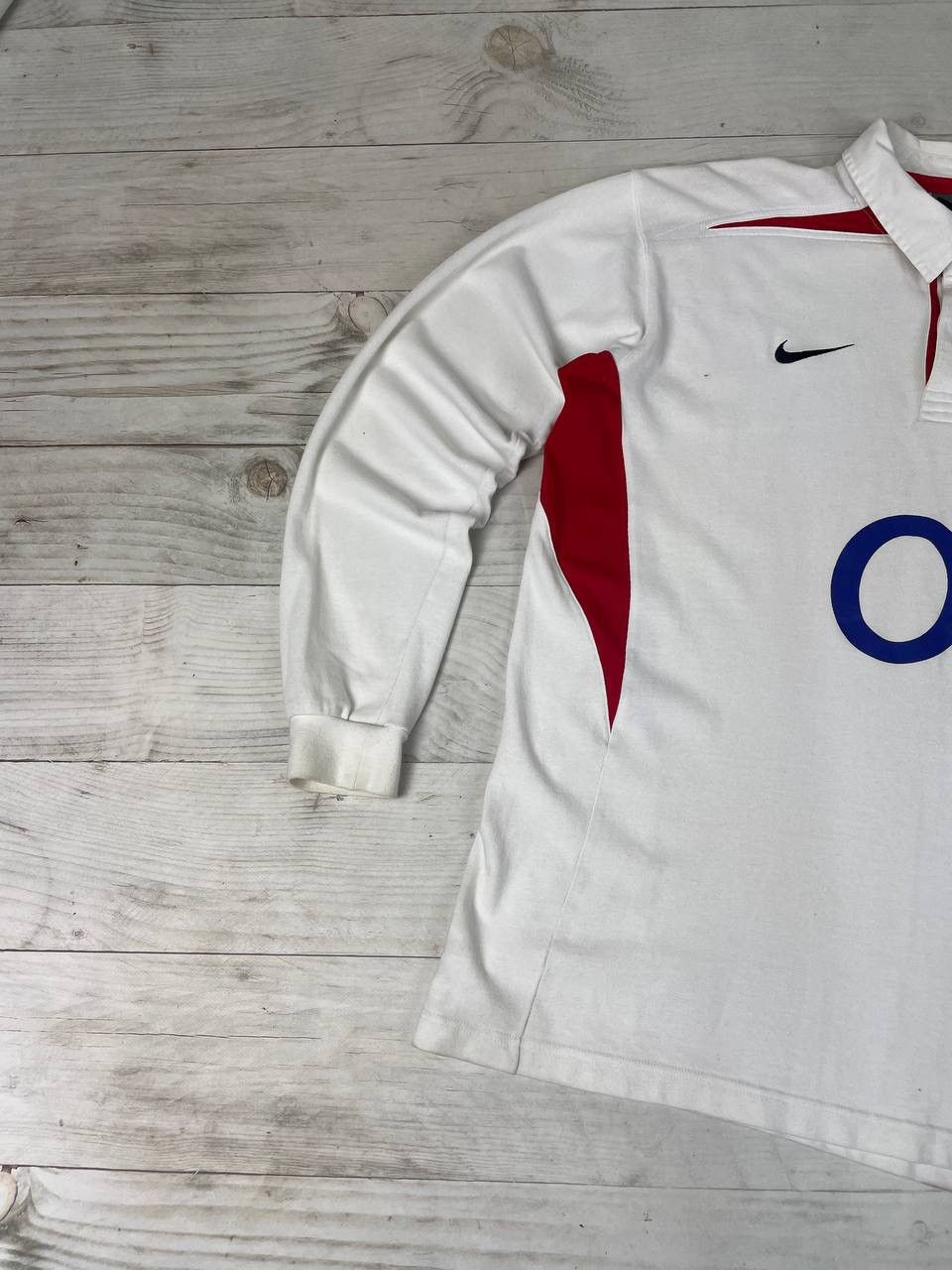 Nike Vintage Nike England Rugby 2003 2005 Rugby Long Sleeve Shirt Size US XXL / EU 58 / 5 - 5 Thumbnail