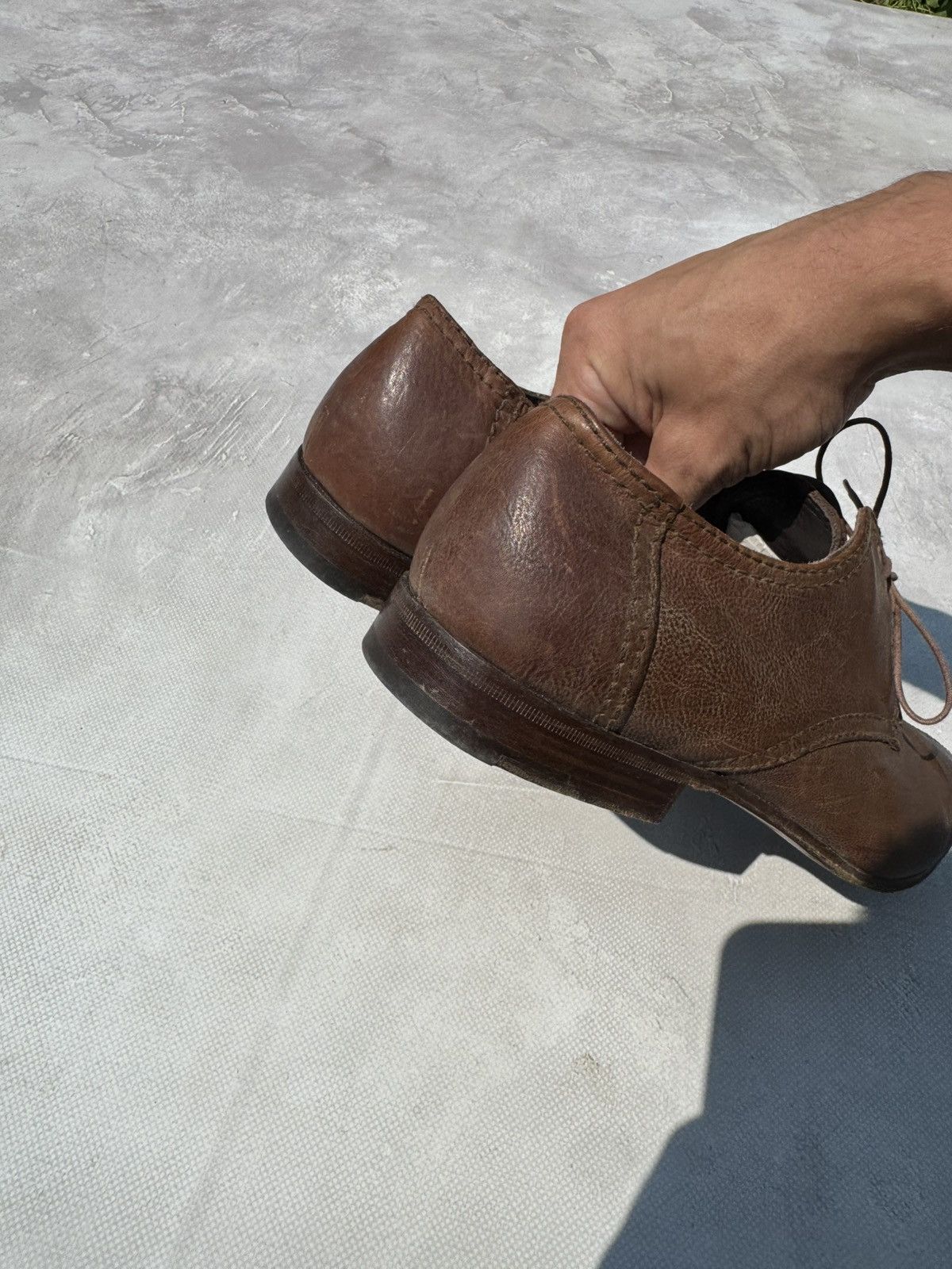 Prada Prada Derby Brown Leather Shoes Size US 7 / EU 40 - 13 Thumbnail