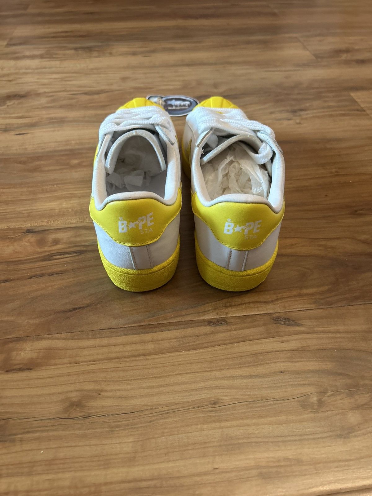 Bape DS Bape OG White and Yellow Skullstas Size US 8.5 / EU 41-42 - 6 Thumbnail