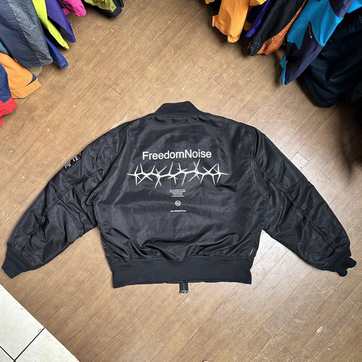 GU × Undercover GU X UNDERCOVER Freedom Noise Bomber Jacket Size US L / EU 52-54 / 3 - 2 Thumbnail