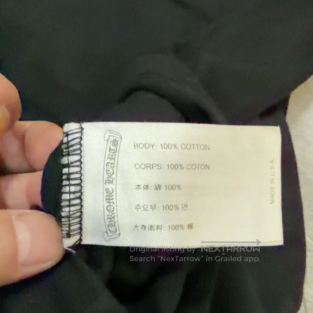 Saint Laurent Paris Chrome Hearts New York Limited Cross Scroll Tee. Size US XXL / EU 58 / 5 - 5 Thumbnail