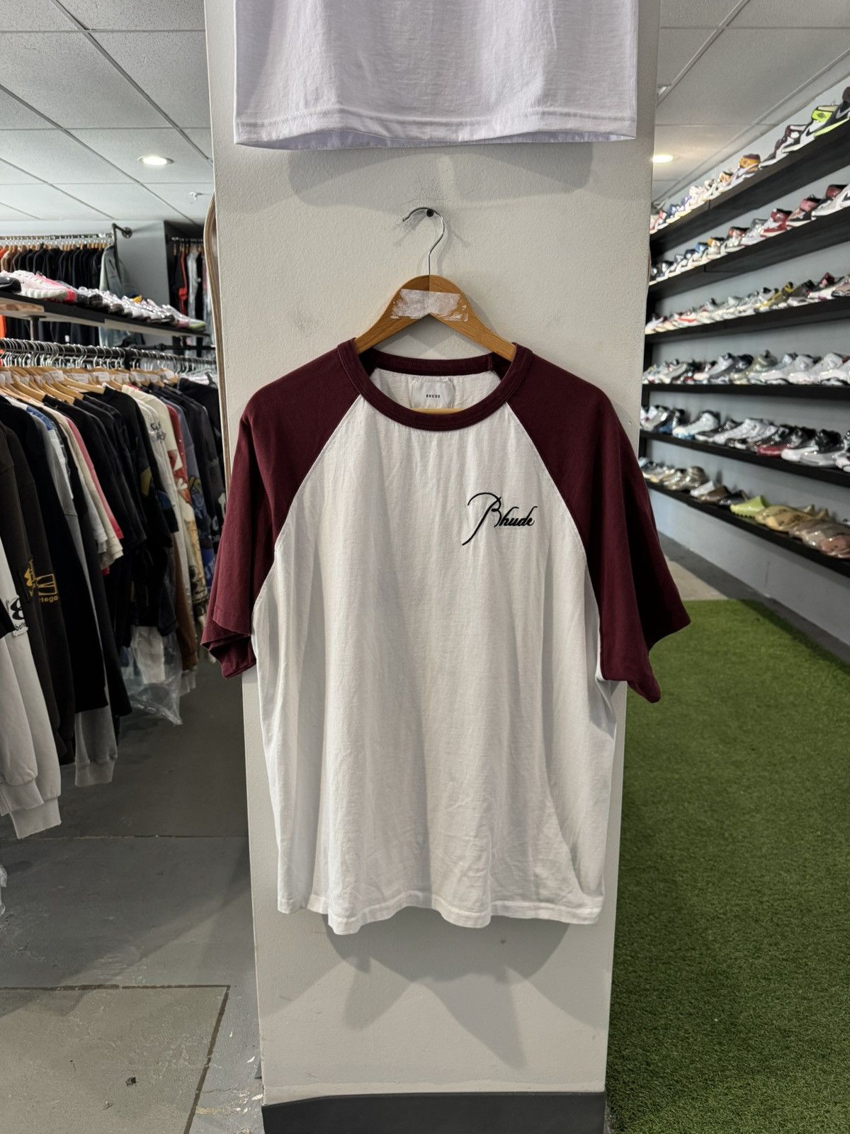 Rhude Rhude Raglan Tee Size US L / EU 52-54 / 3 - 1 Thumbnail