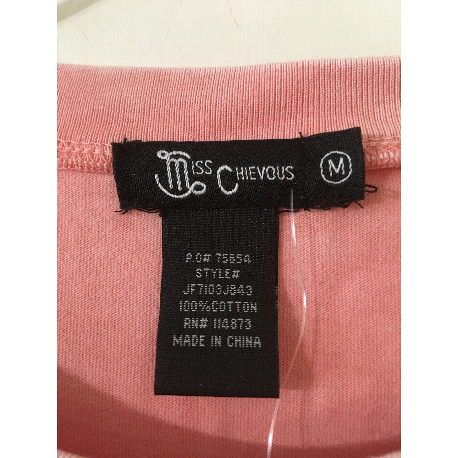 Other NWT Miss Chievous Medium Drop Shoulder Faded Pink Sweatshirt Size M / US 6-8 / IT 42-44 - 2 Thumbnail