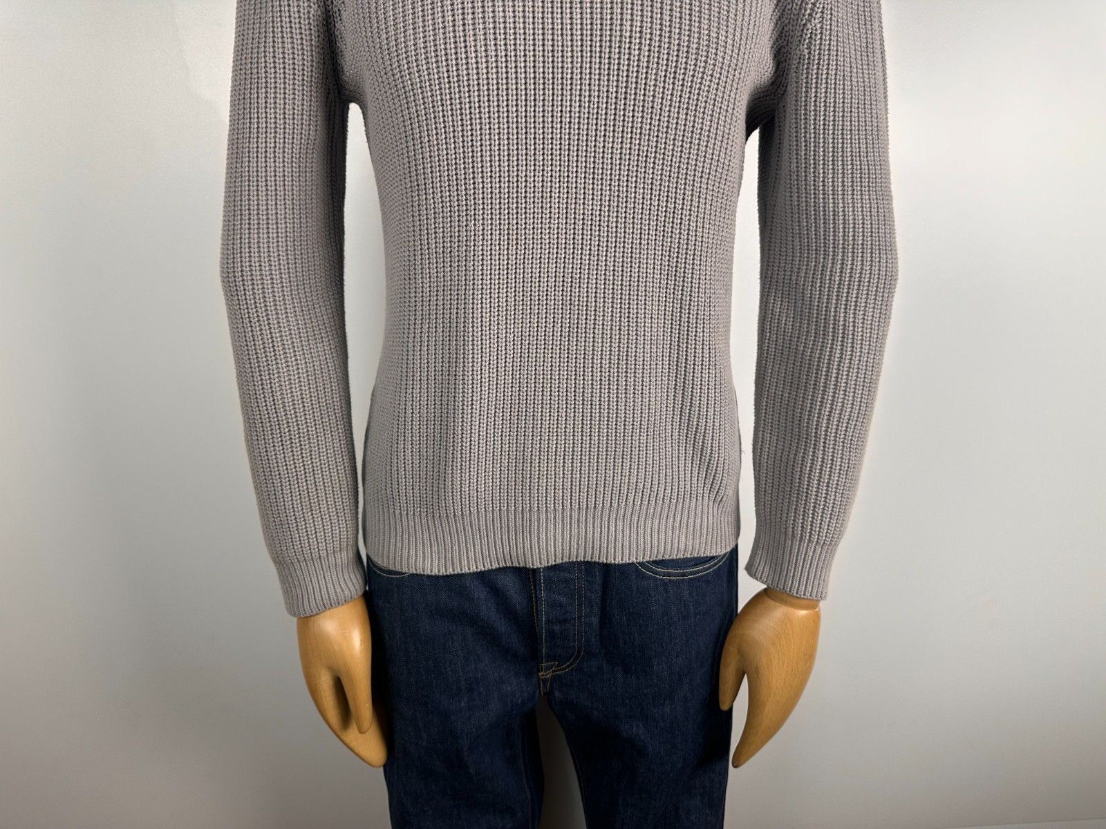 Cos Cos Knitted Crew Neck Sweater Chunky Pullover Mens Size S Size US S / EU 44-46 / 1 - 3 Thumbnail
