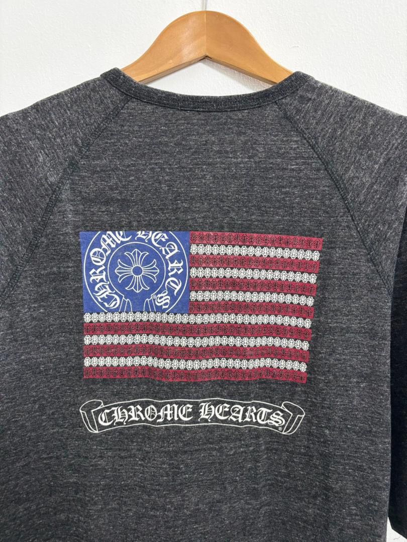 Chrome Hearts Chrome Hearts American Flag Raglan Shirt Size US L / EU 52-54 / 3 - 3 Thumbnail