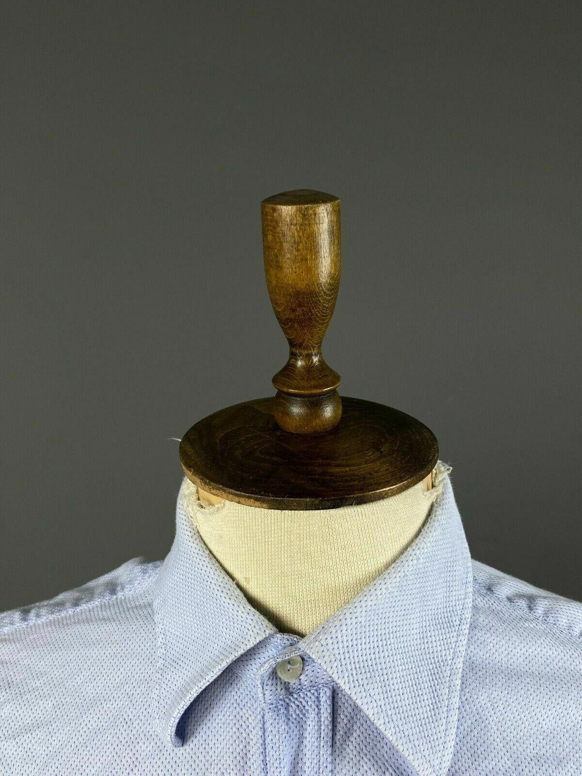 Designer Men Versace Collection City Blue Shirt Size 40 / 15.75 Size US M / EU 48-50 / 2 - 4 Thumbnail
