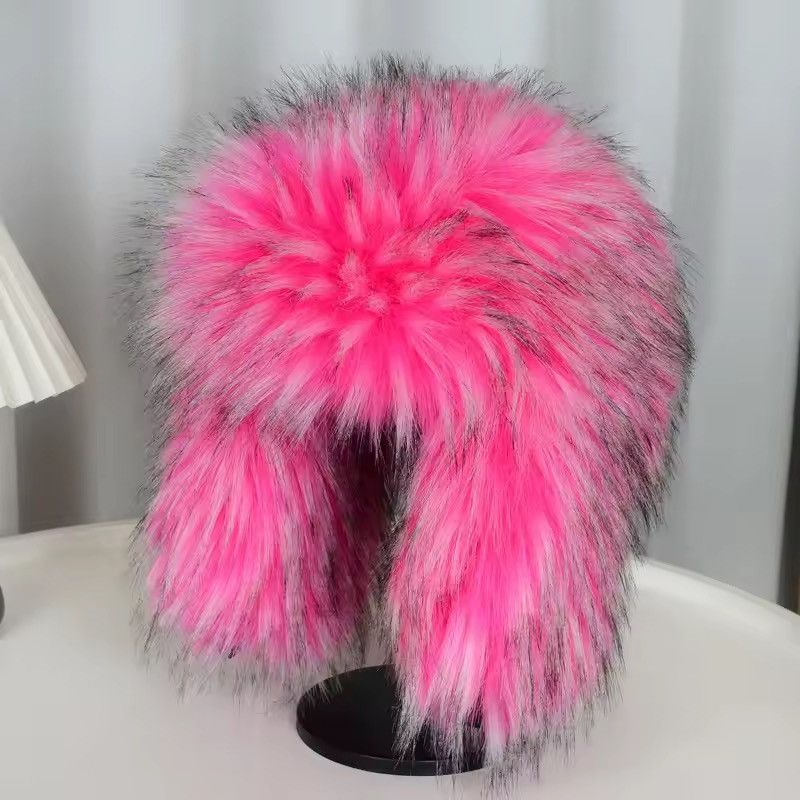 Japanese Brand Faux Fox Fur Ushanka Hat Size ONE SIZE - 3 Thumbnail