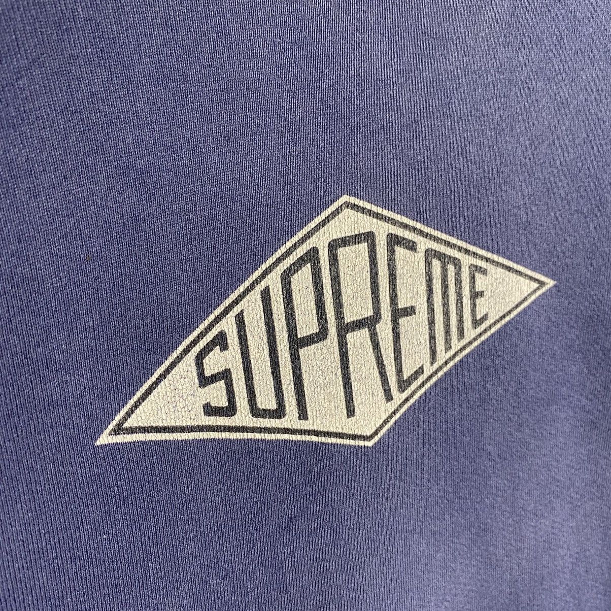 Supreme × Vintage Vintage 90s Supreme Sweatshirt L Size Blue Colour Size US L / EU 52-54 / 3 - 7 Thumbnail