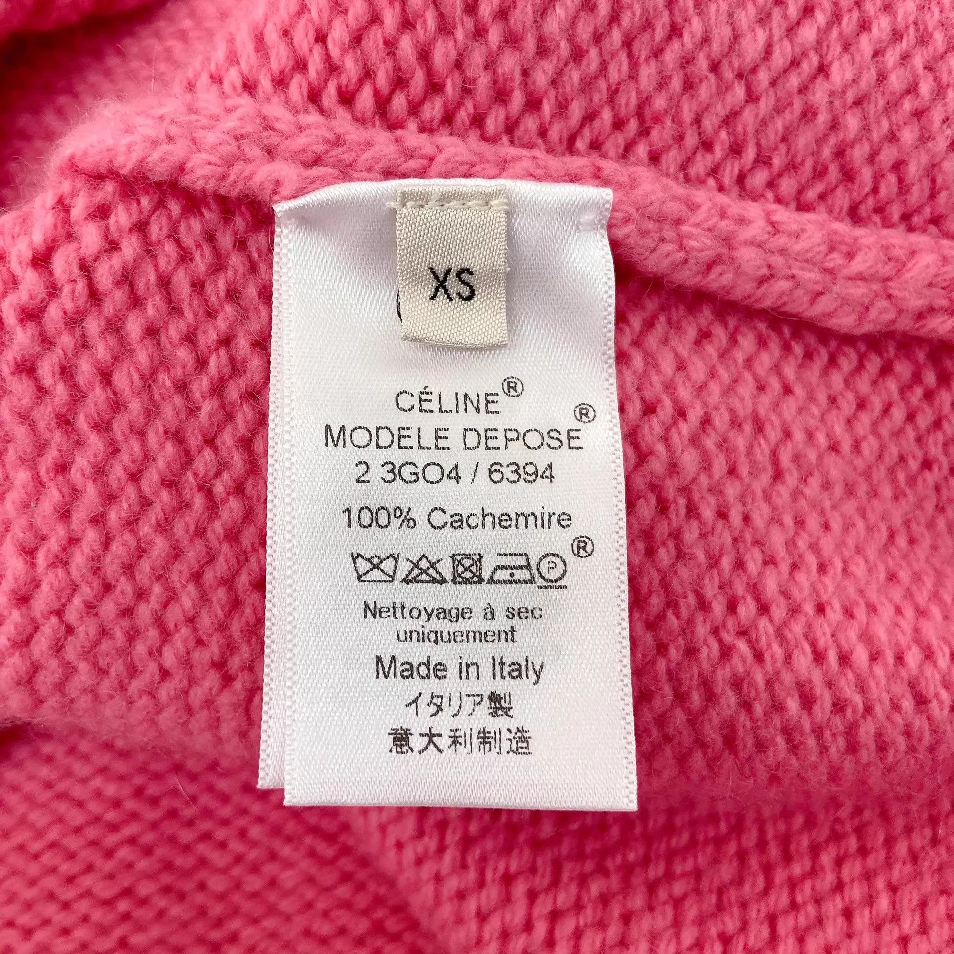 Celine Celine Pink Turtleneck Knit Top XS Size XS / US 0-2 / IT 36-38 - 6 Thumbnail