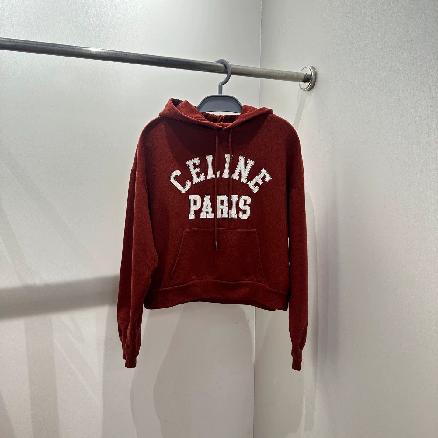 Celine Celine jan1000 logo hoodie size S Size S / US 4 / IT 40 - 1 Thumbnail