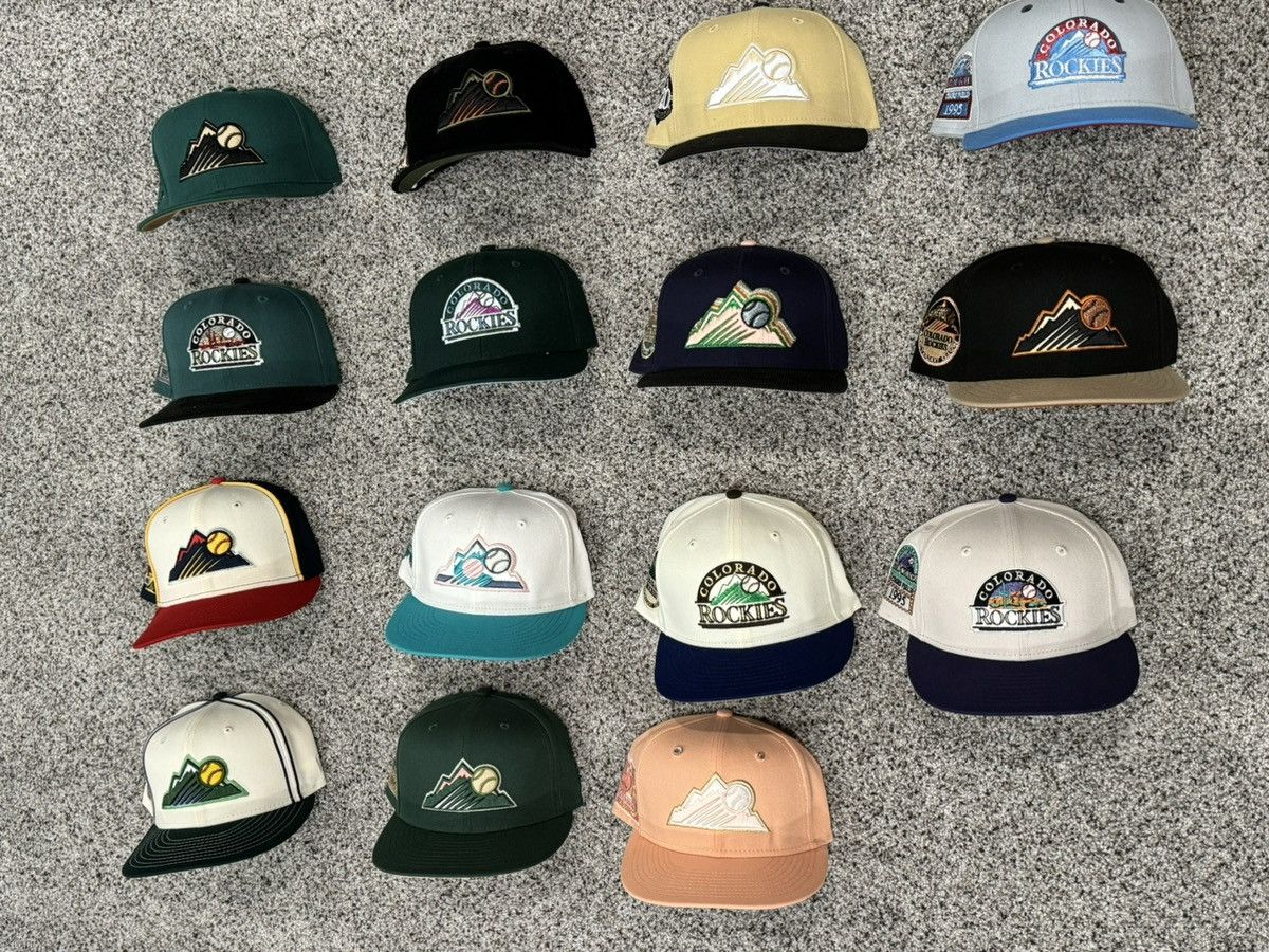 image of Hat Club x Myfitteds Colorado Rockies Bundle - 7 3/8 in Black, Men's