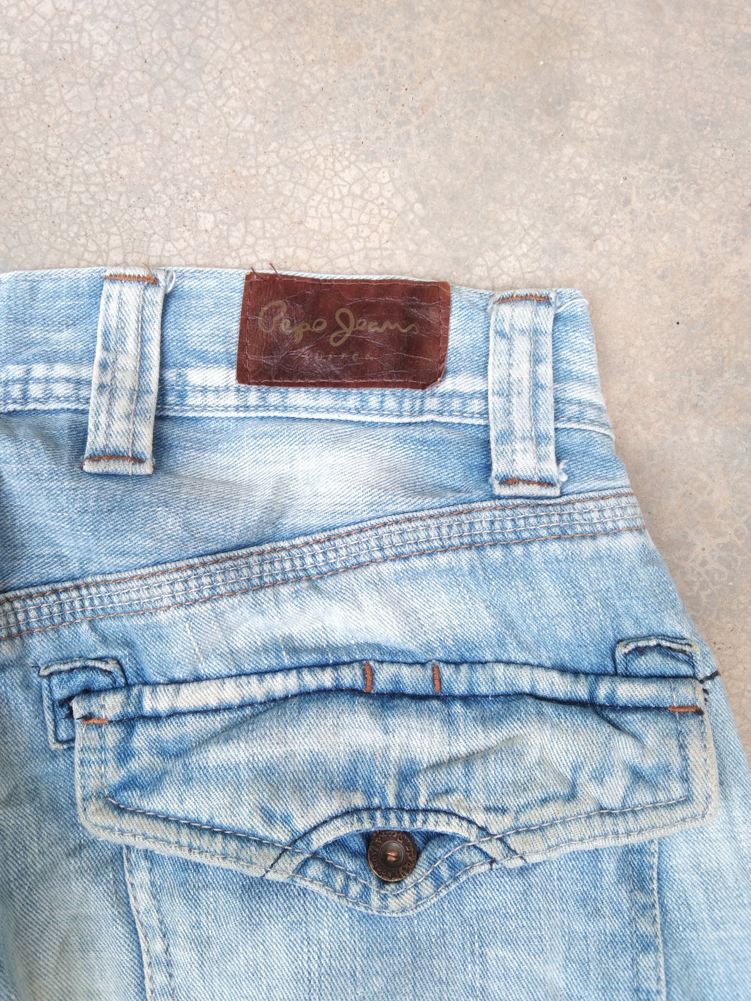 Pepe Jeans Vintage Retro Pepe Jeans Straight Leg 31x35 Size US 31 - 4 Thumbnail