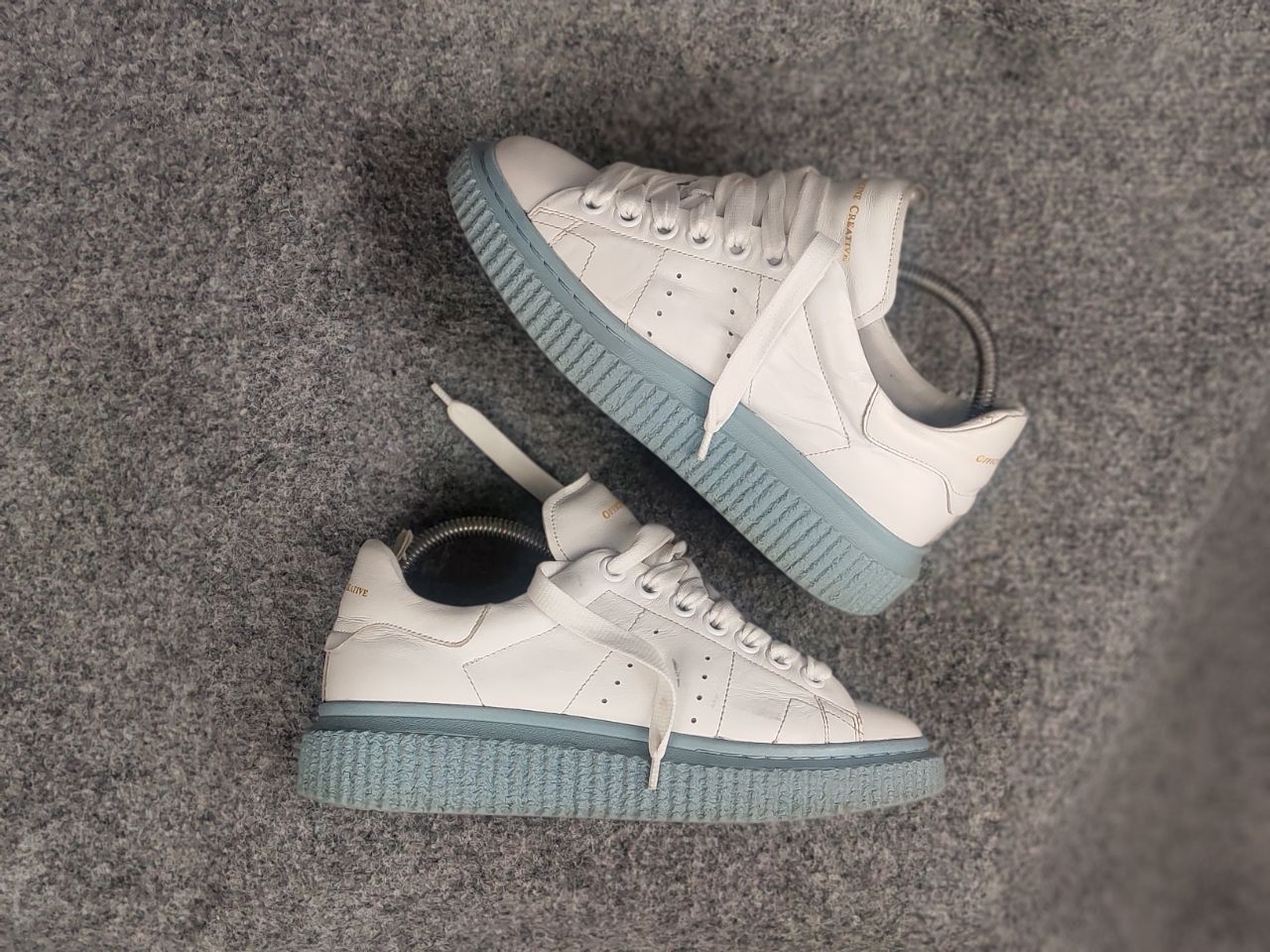 Officine Creative Officine Creative leather sneakers Oversized massive sole Size US 7 / IT 37 - 1 Thumbnail