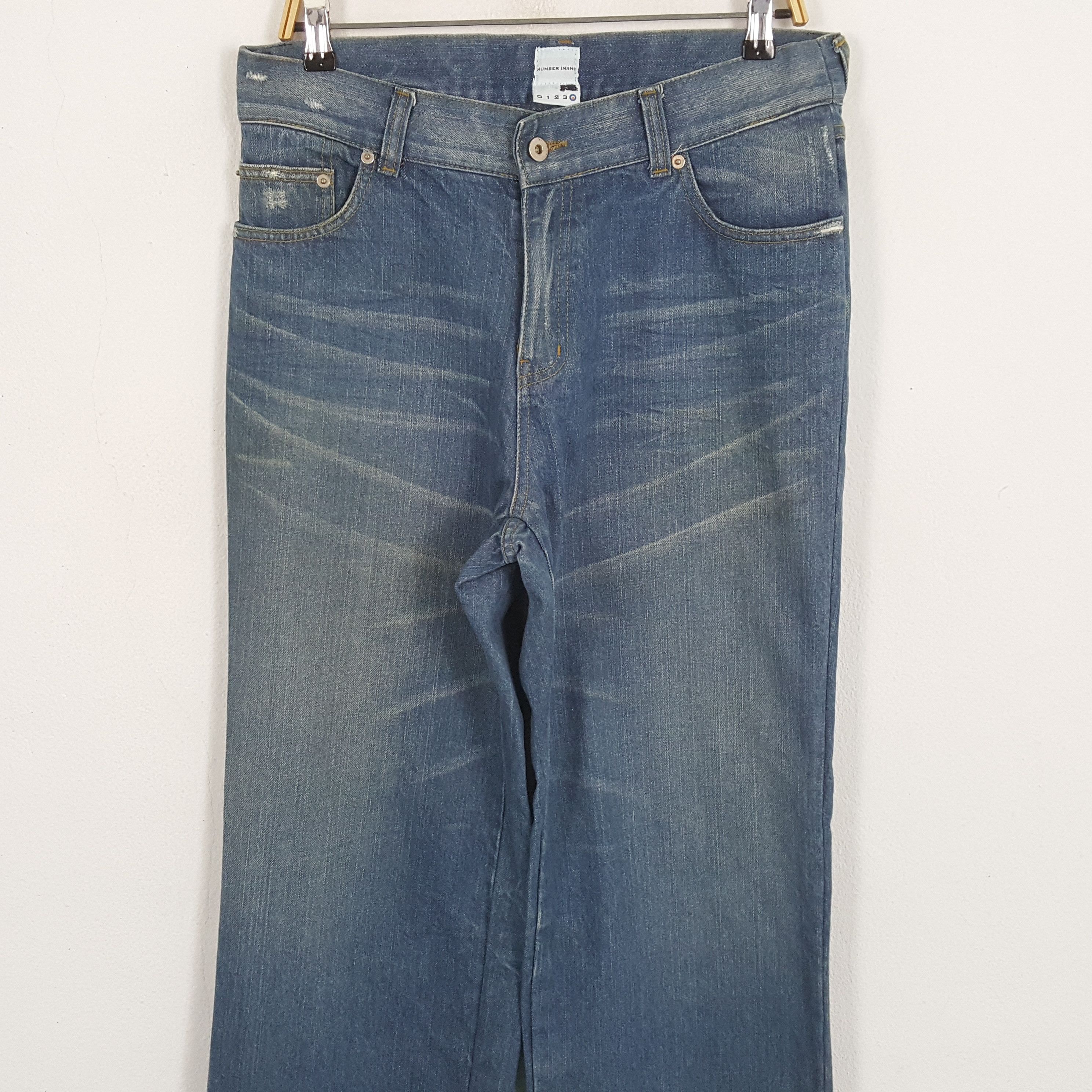 Designer × Japanese Brand × Vintage Vintage NUMBER (N)INE Japanese Fashion Brand Jeans Size US 32 / EU 48 - 2 Thumbnail
