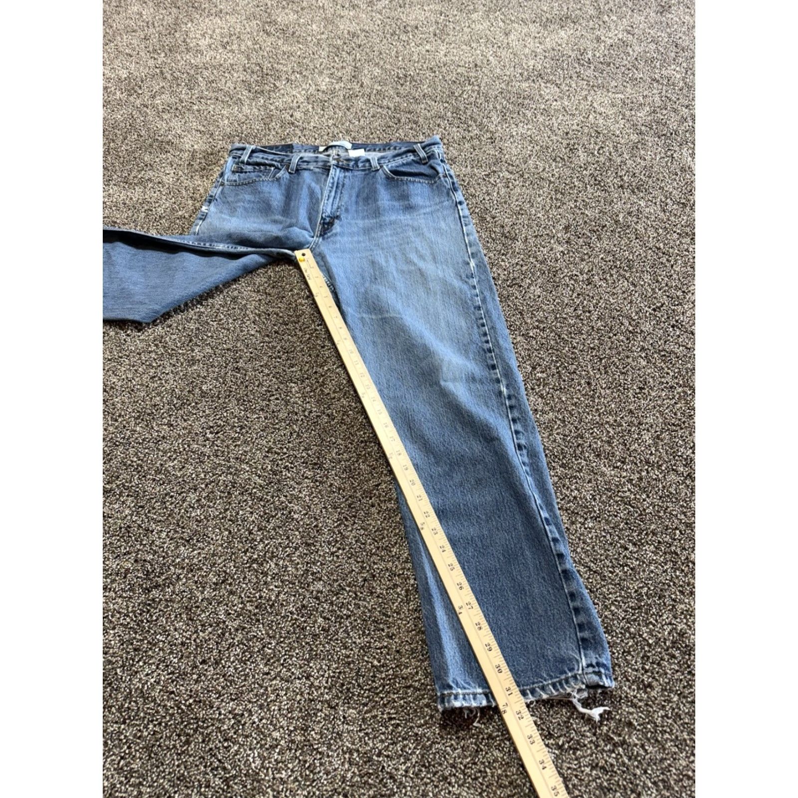 Levi's Levis Jeans Men 36 Blue Denim 36X32 Straight Regular Belt Loop Size US 36 / EU 52 - 7 Thumbnail