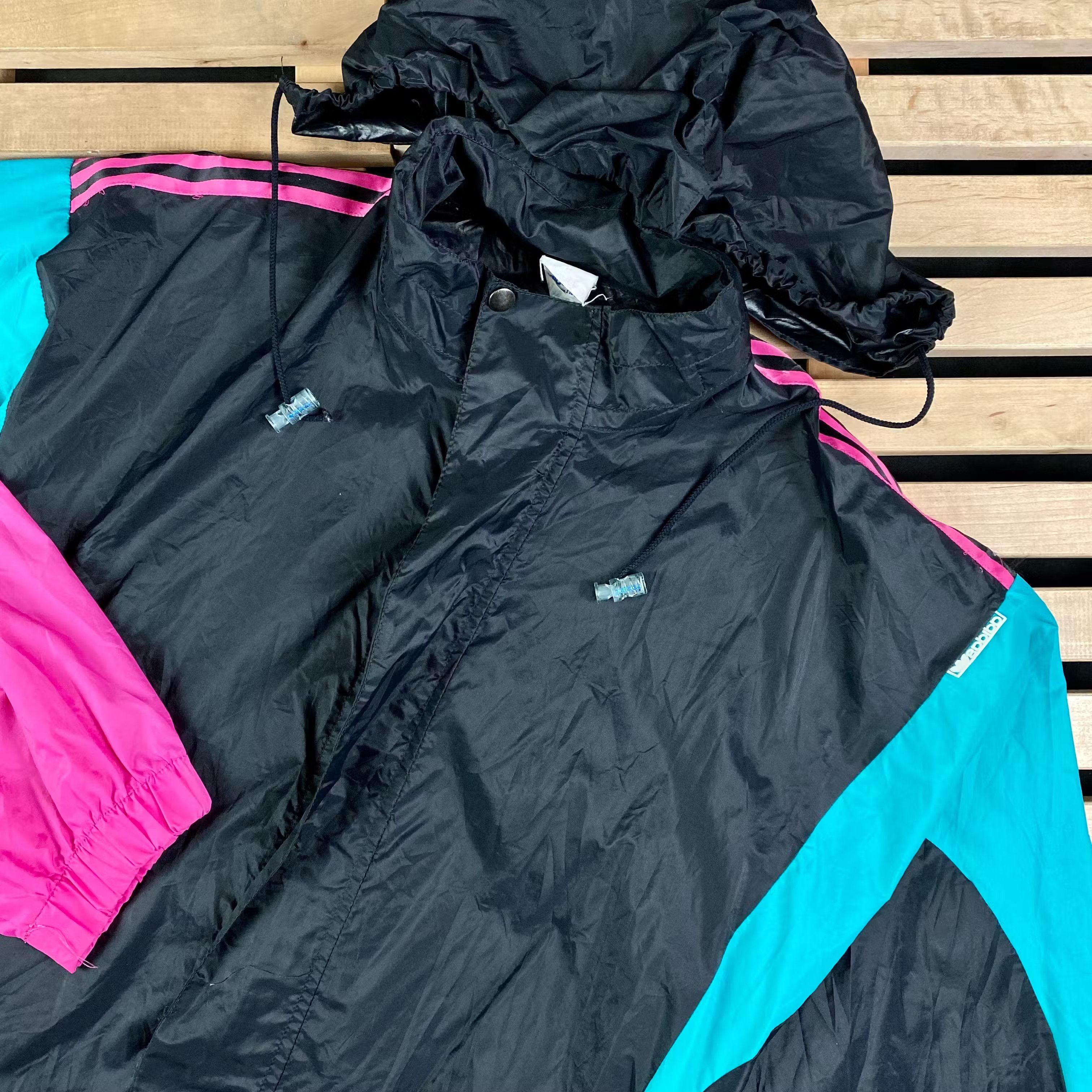 Adidas × Vintage Mens Windbreaker Jacket Adidas Originals Vintage Size L Size US L / EU 52-54 / 3 - 2 Thumbnail