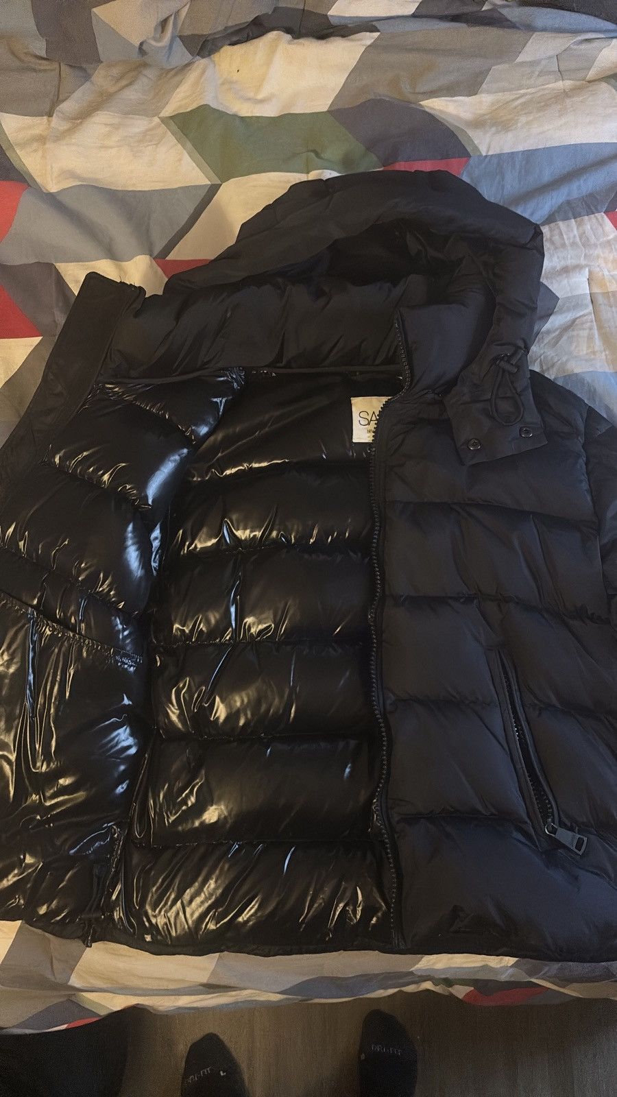 SAM. Mens Glacier Navy Blue Down Puffer Sams Jacket Size US M / EU 48-50 / 2 - 5 Thumbnail